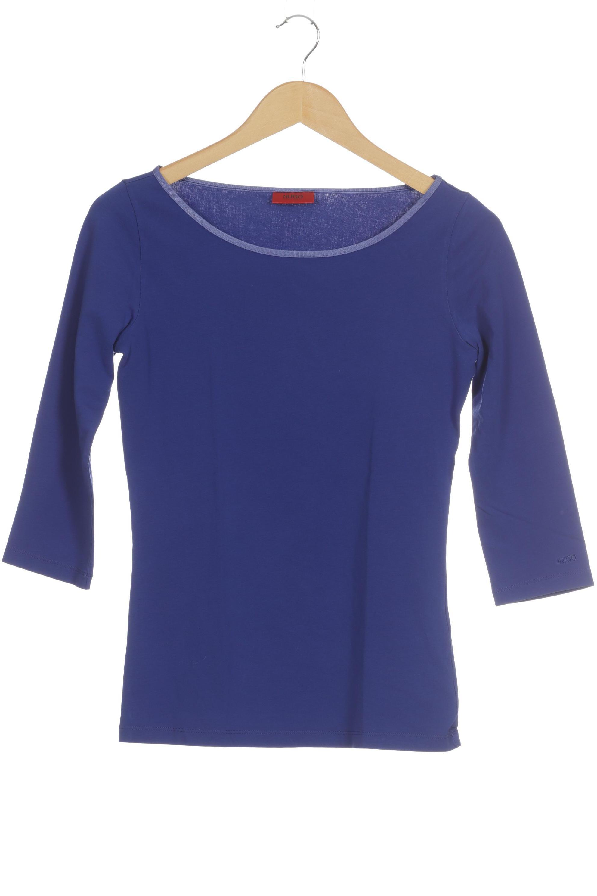 

Hugo by Hugo Boss Damen Langarmshirt, blau, Gr.