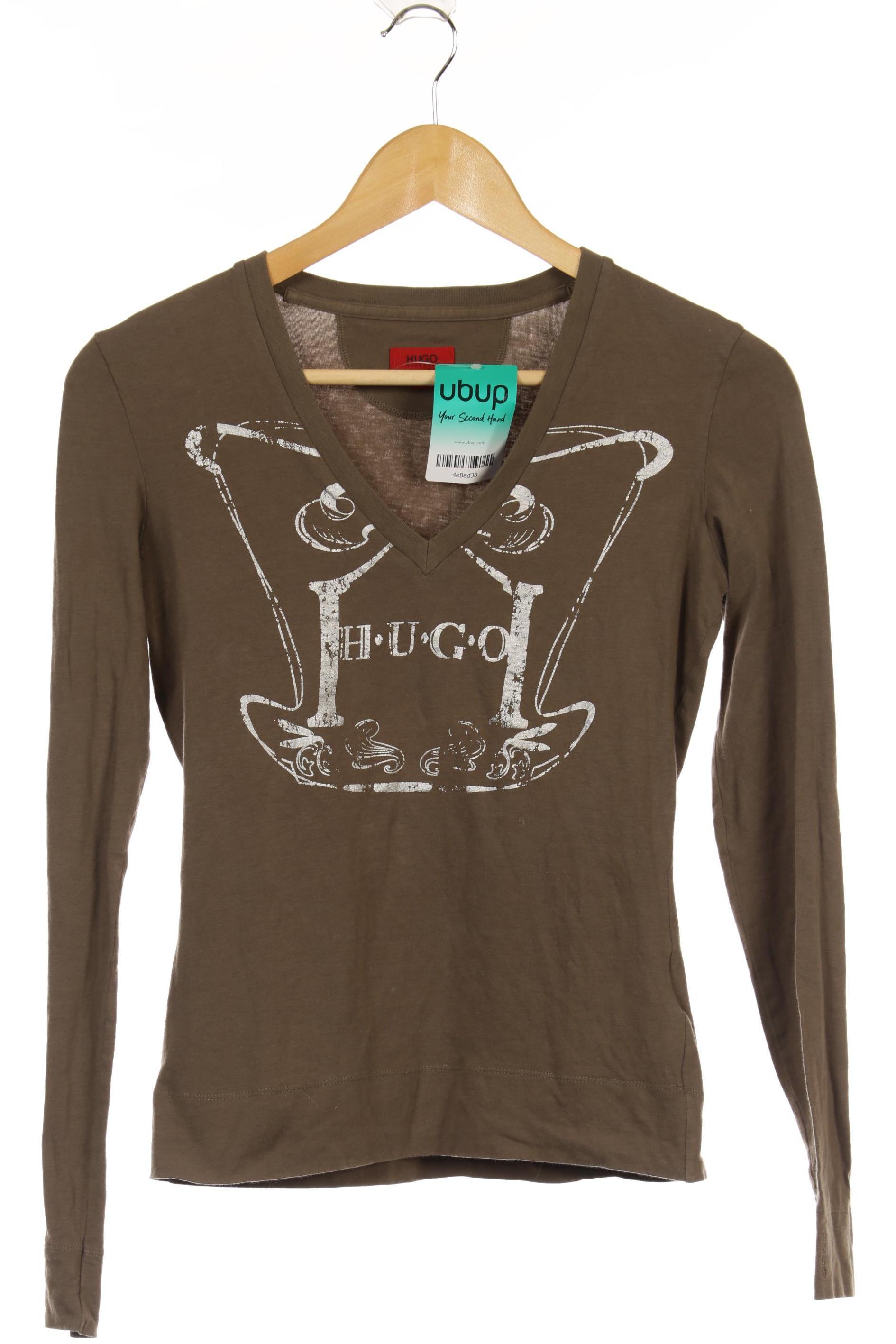

Hugo by Hugo Boss Damen Langarmshirt, grün, Gr.