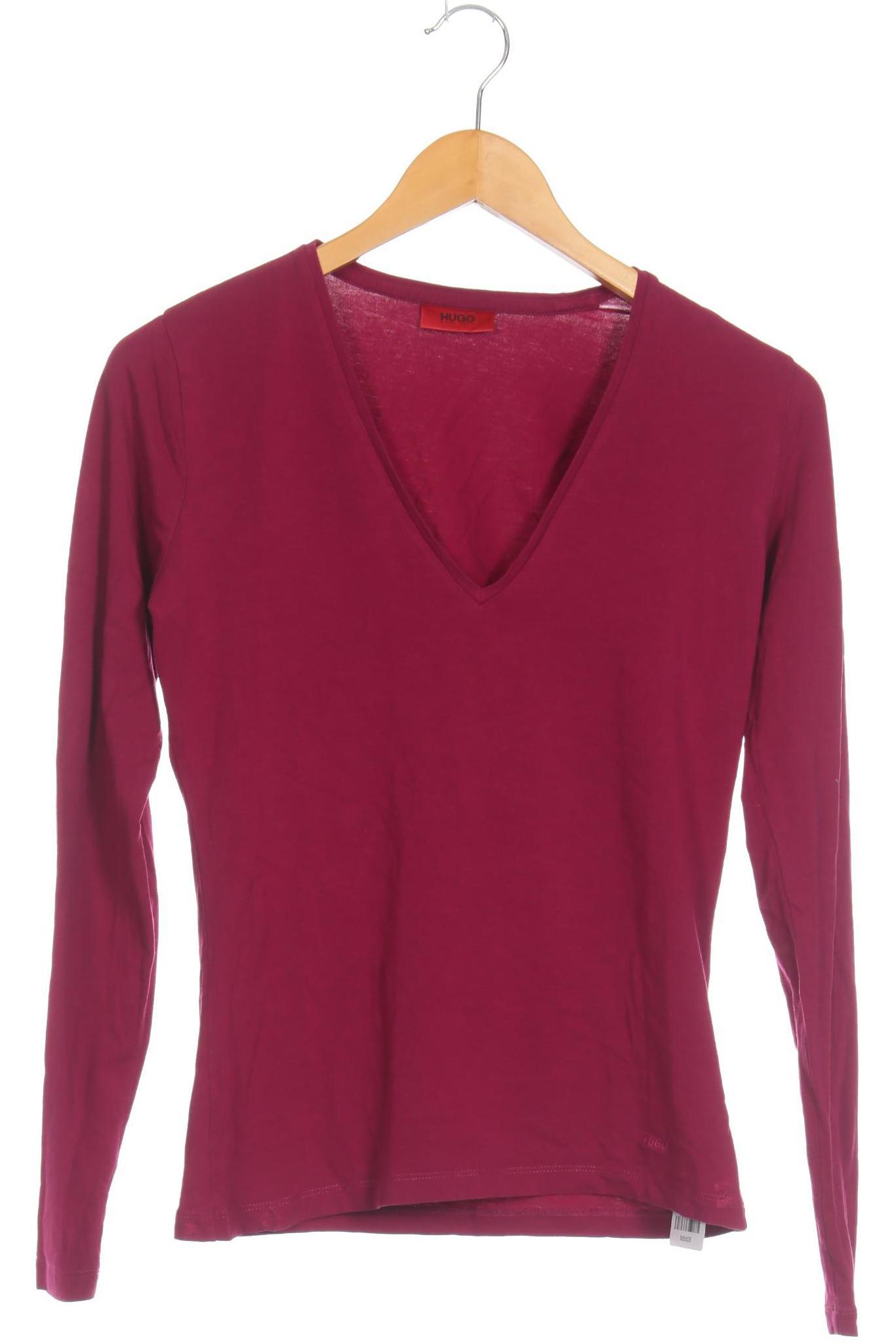 

Hugo by Hugo Boss Damen Langarmshirt, lila, Gr.