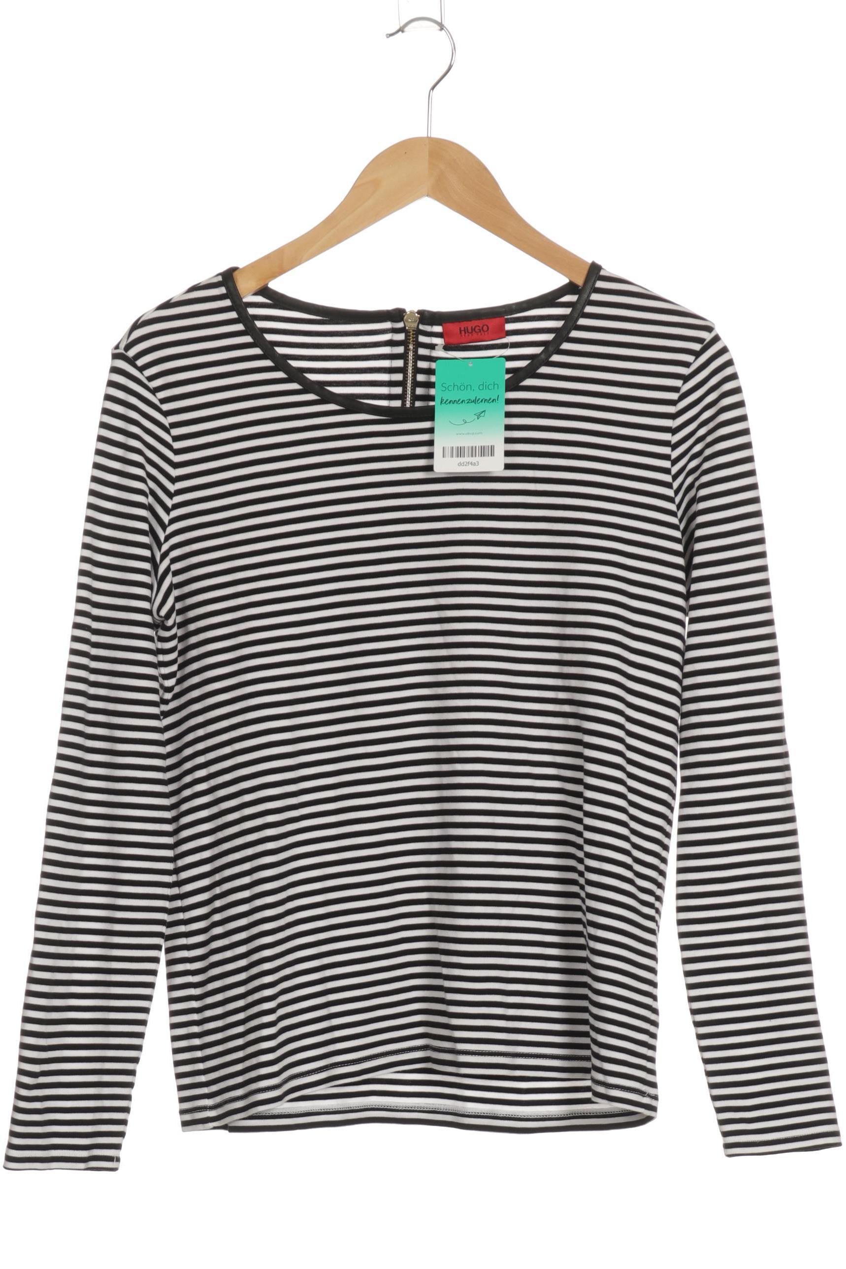 

Hugo by Hugo Boss Damen Langarmshirt, schwarz, Gr.