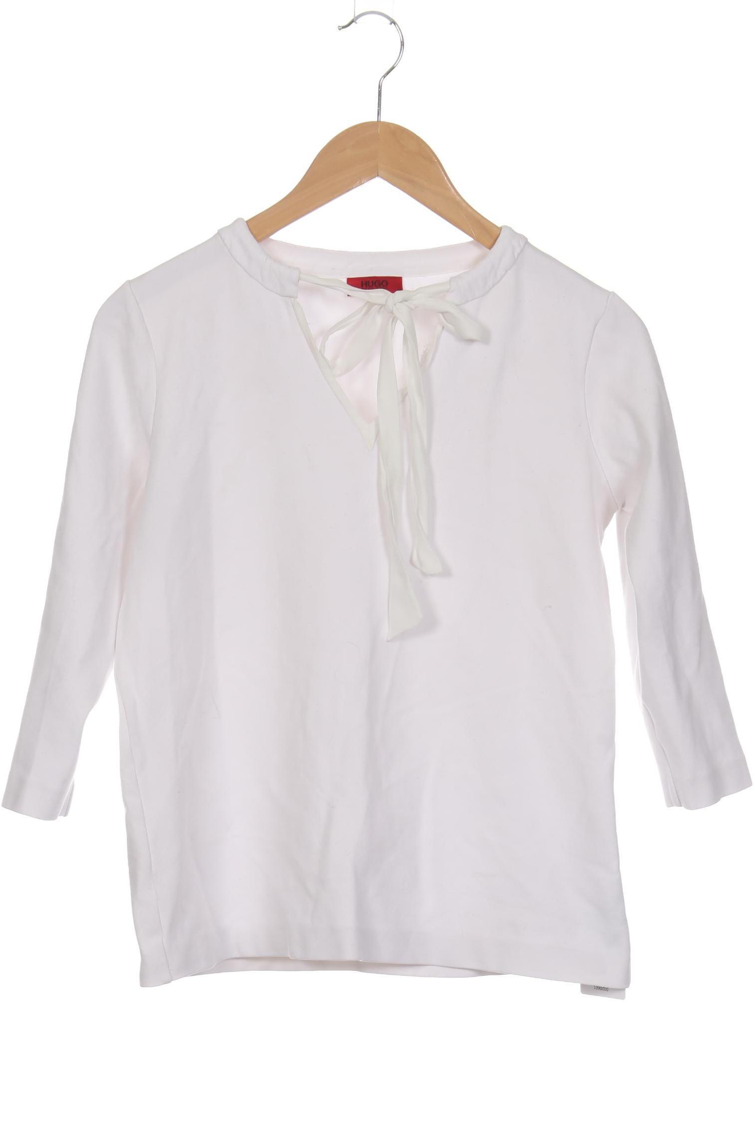 

Hugo by Hugo Boss Damen Langarmshirt, weiß, Gr.