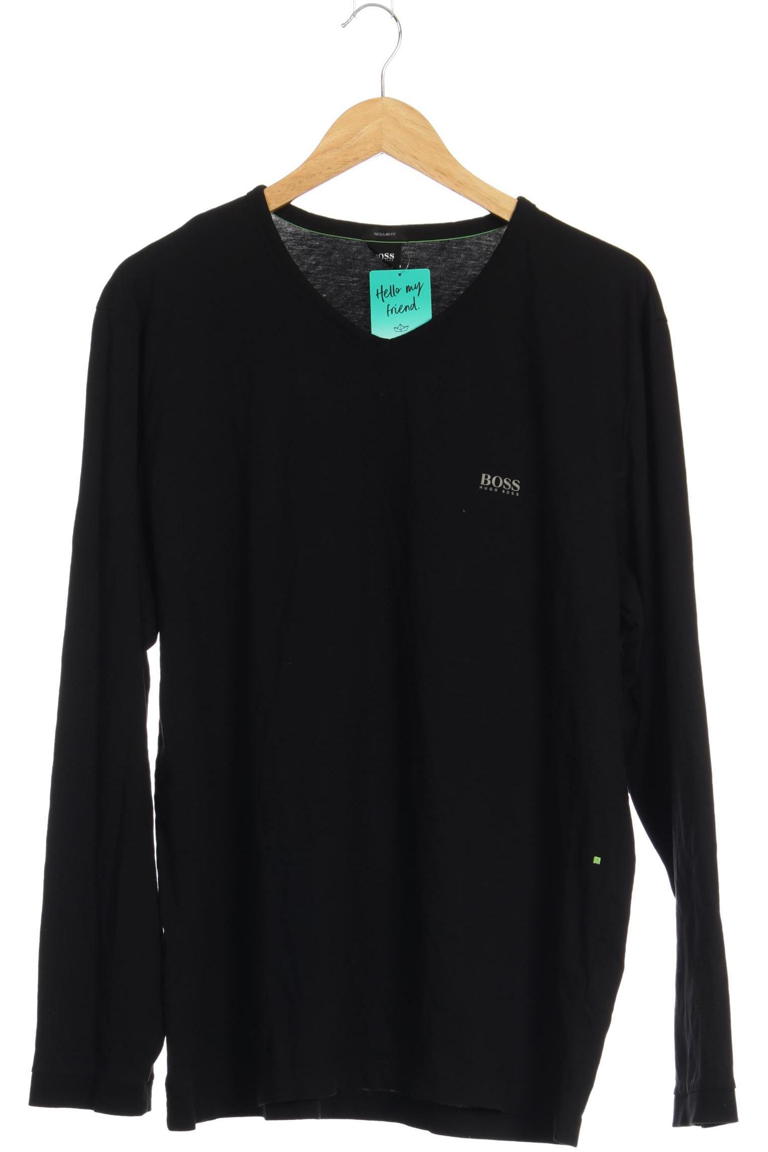 

Boss Green Herren Langarmshirt, schwarz, Gr.