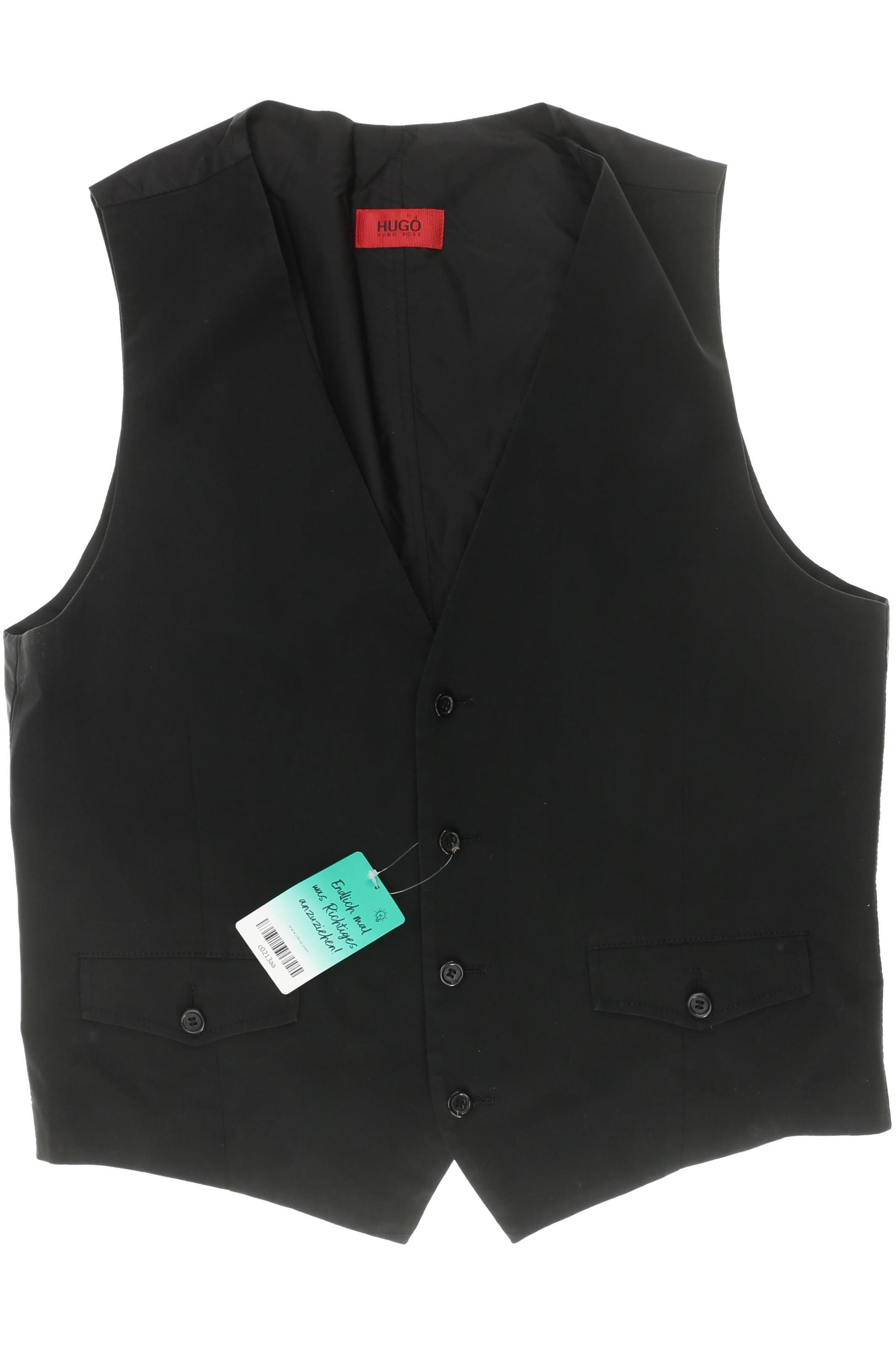

Hugo by Hugo Boss Herren Weste, schwarz, Gr. 52