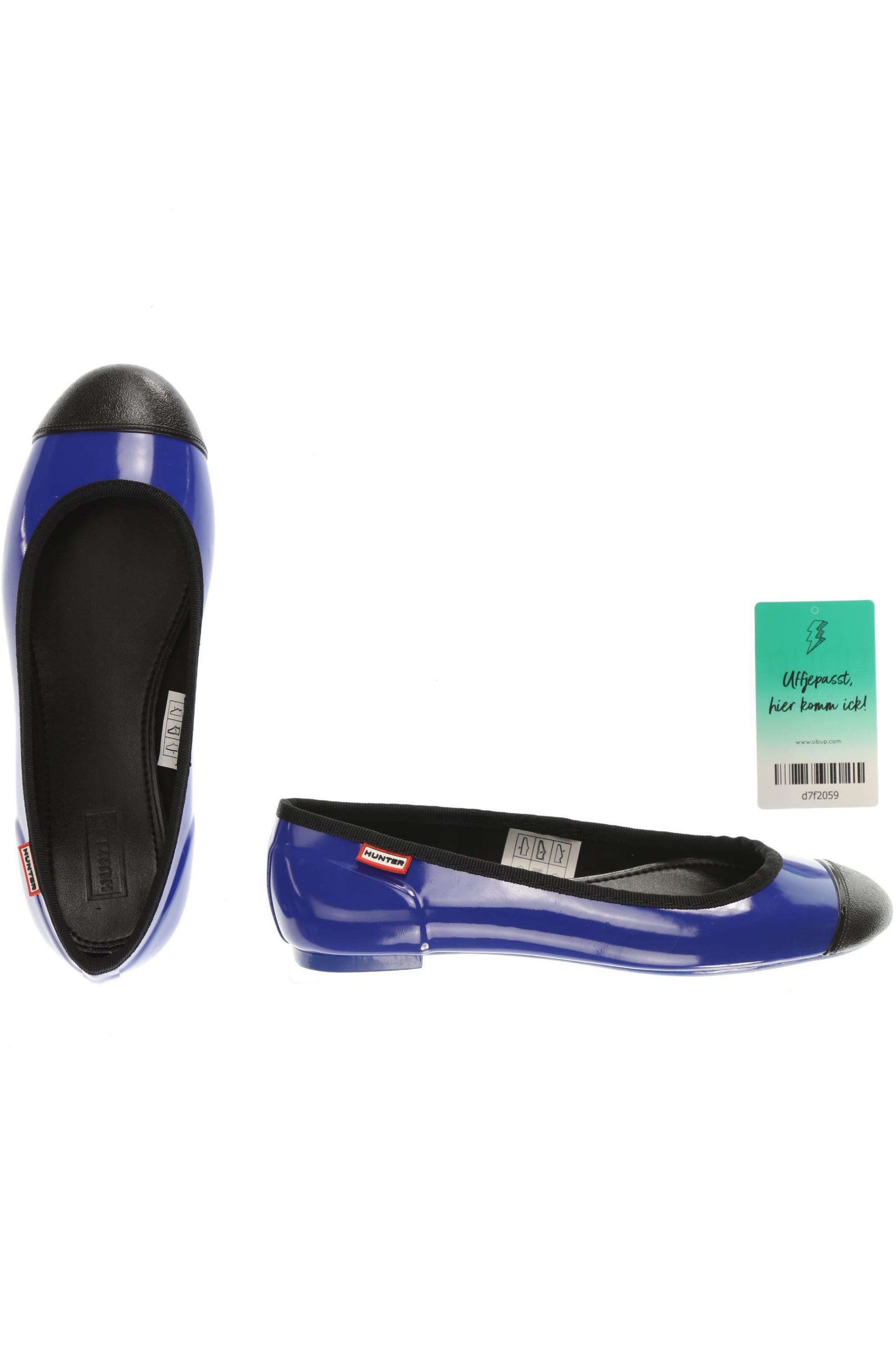 

Hunter Damen Ballerinas, blau, Gr. 3