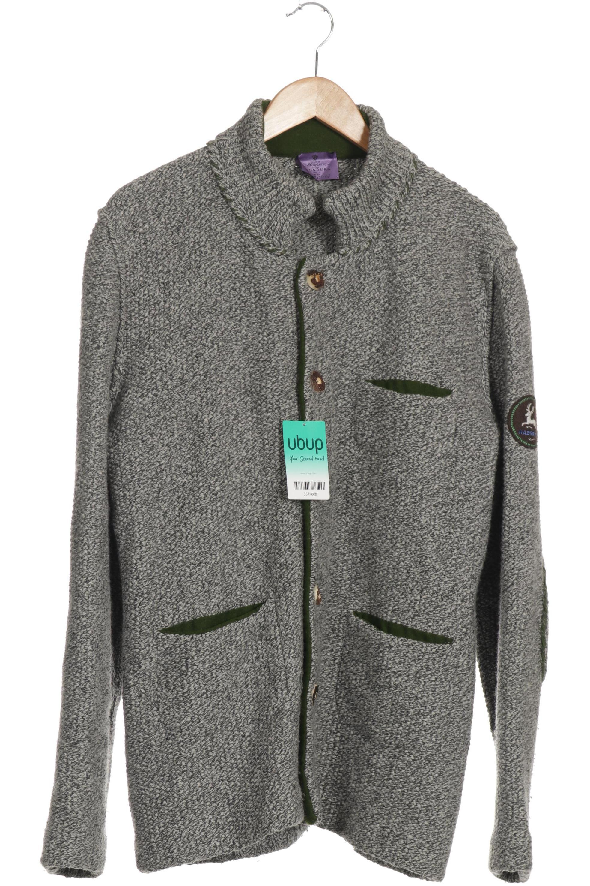 Thumbnail - Habsburg Herren Strickjacke, grau, Gr. 52