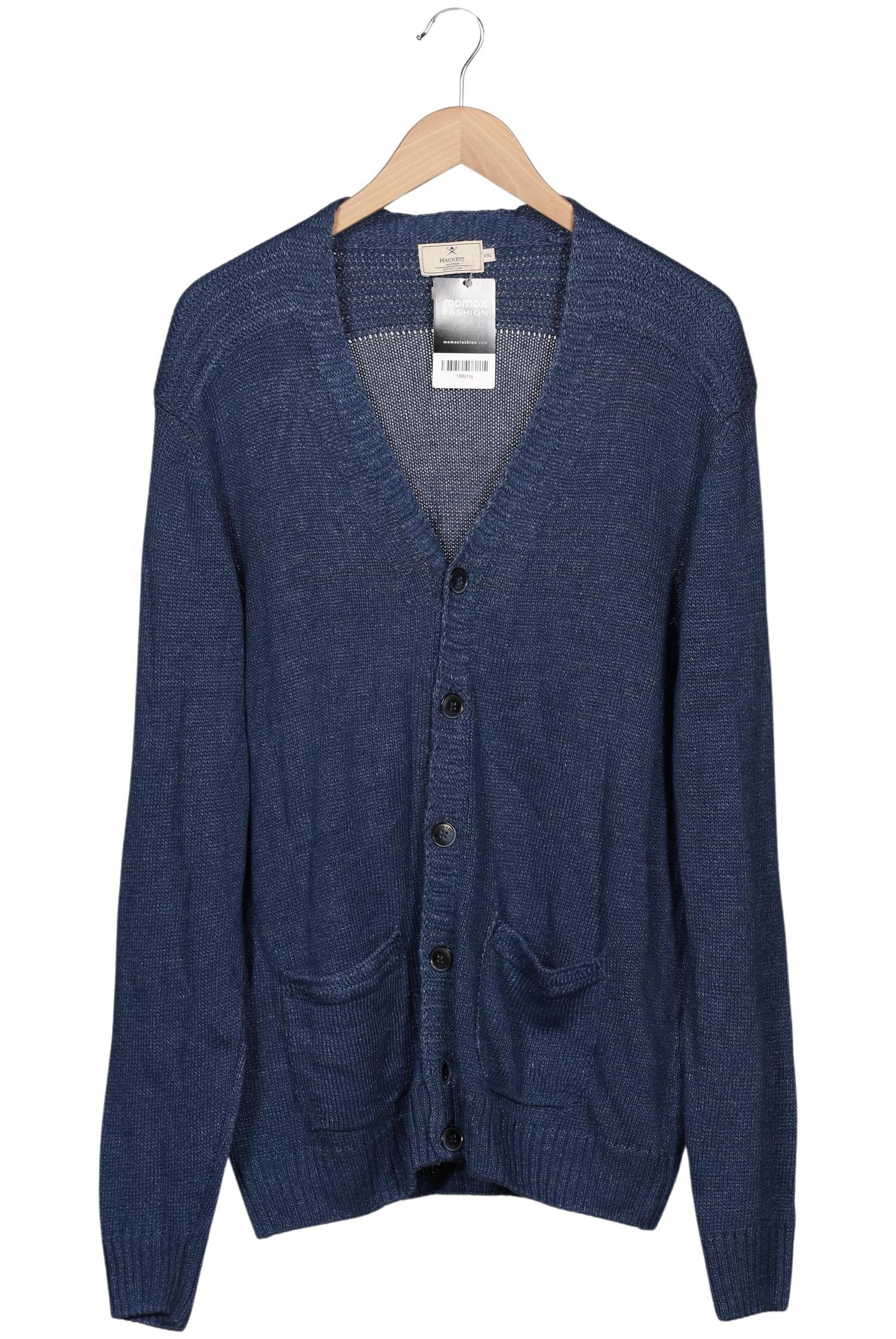 

Hackett London Herren Strickjacke, marineblau, Gr. 56