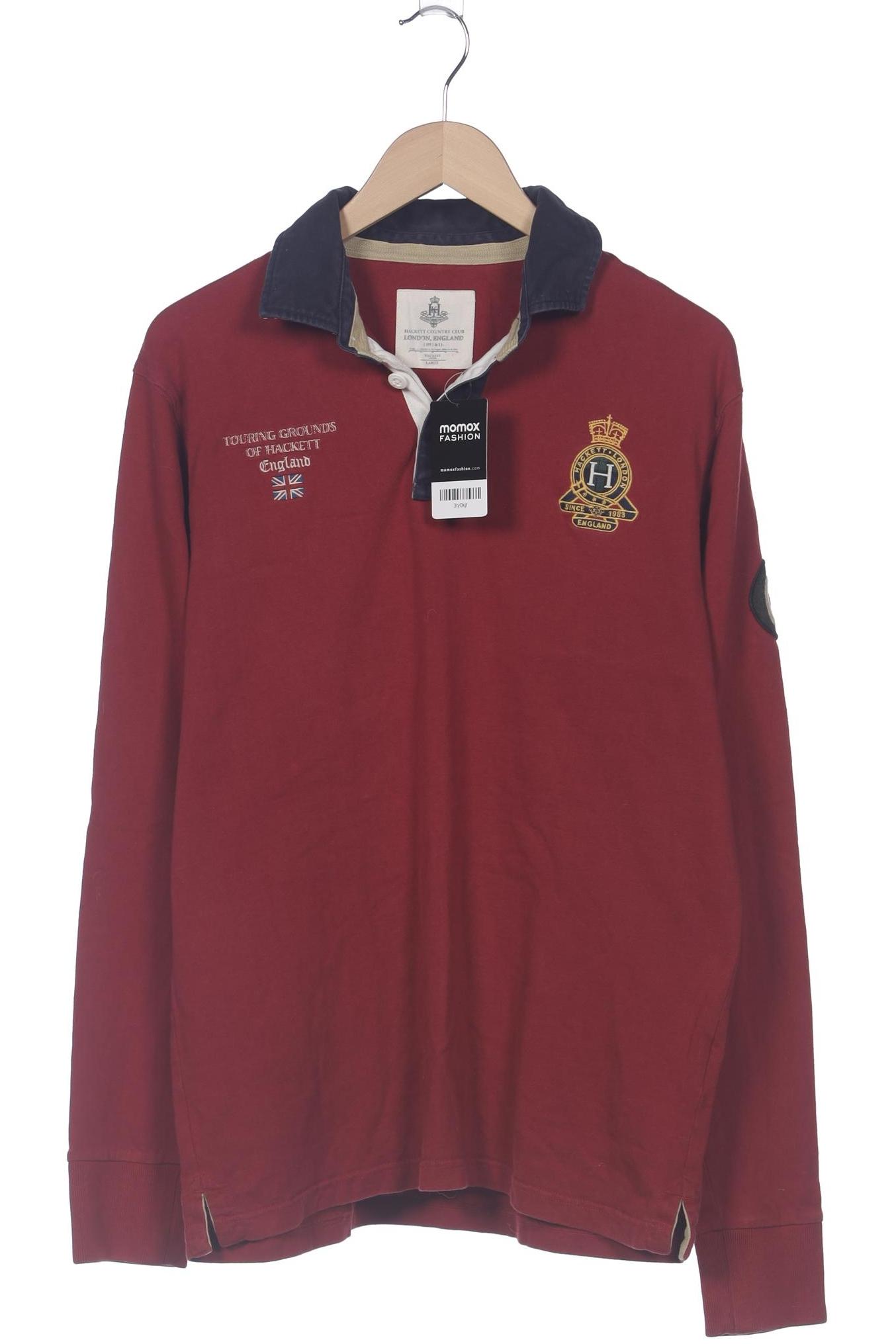 

Hackett London Herren Poloshirt, bordeaux, Gr. 52