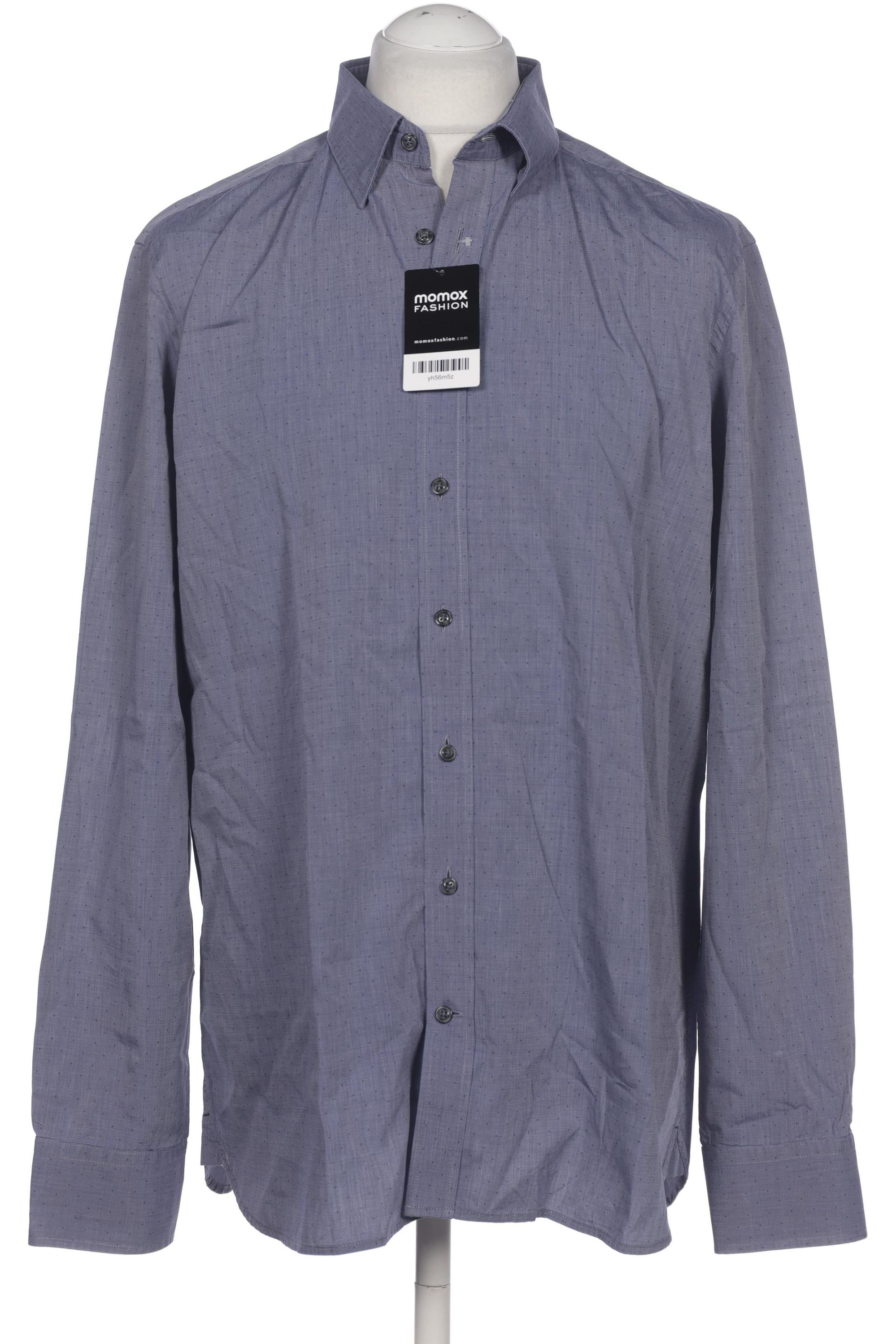 

Hackett London Herren Hemd, marineblau, Gr. 54