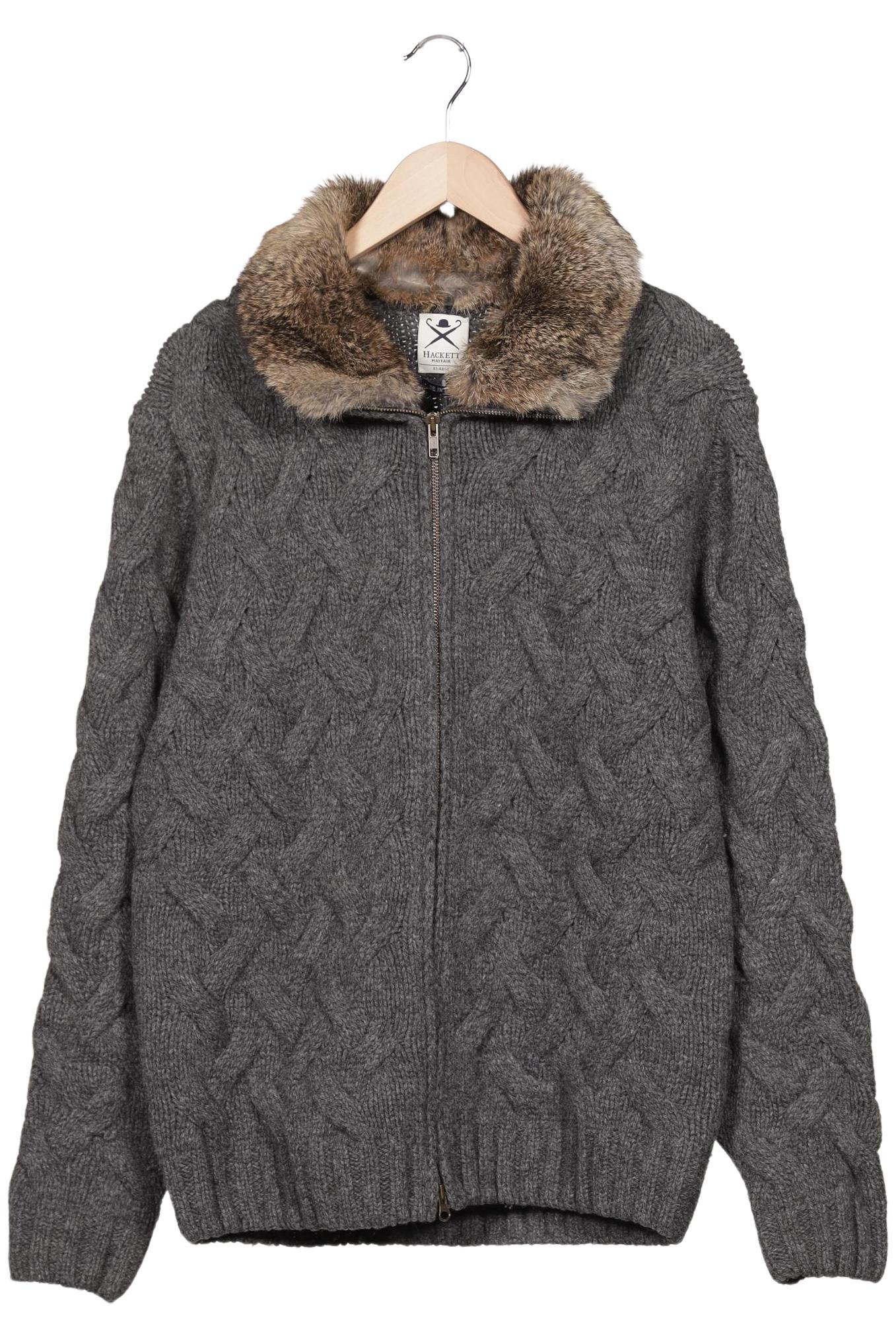 

Hackett London Herren Strickjacke, grau, Gr. 54