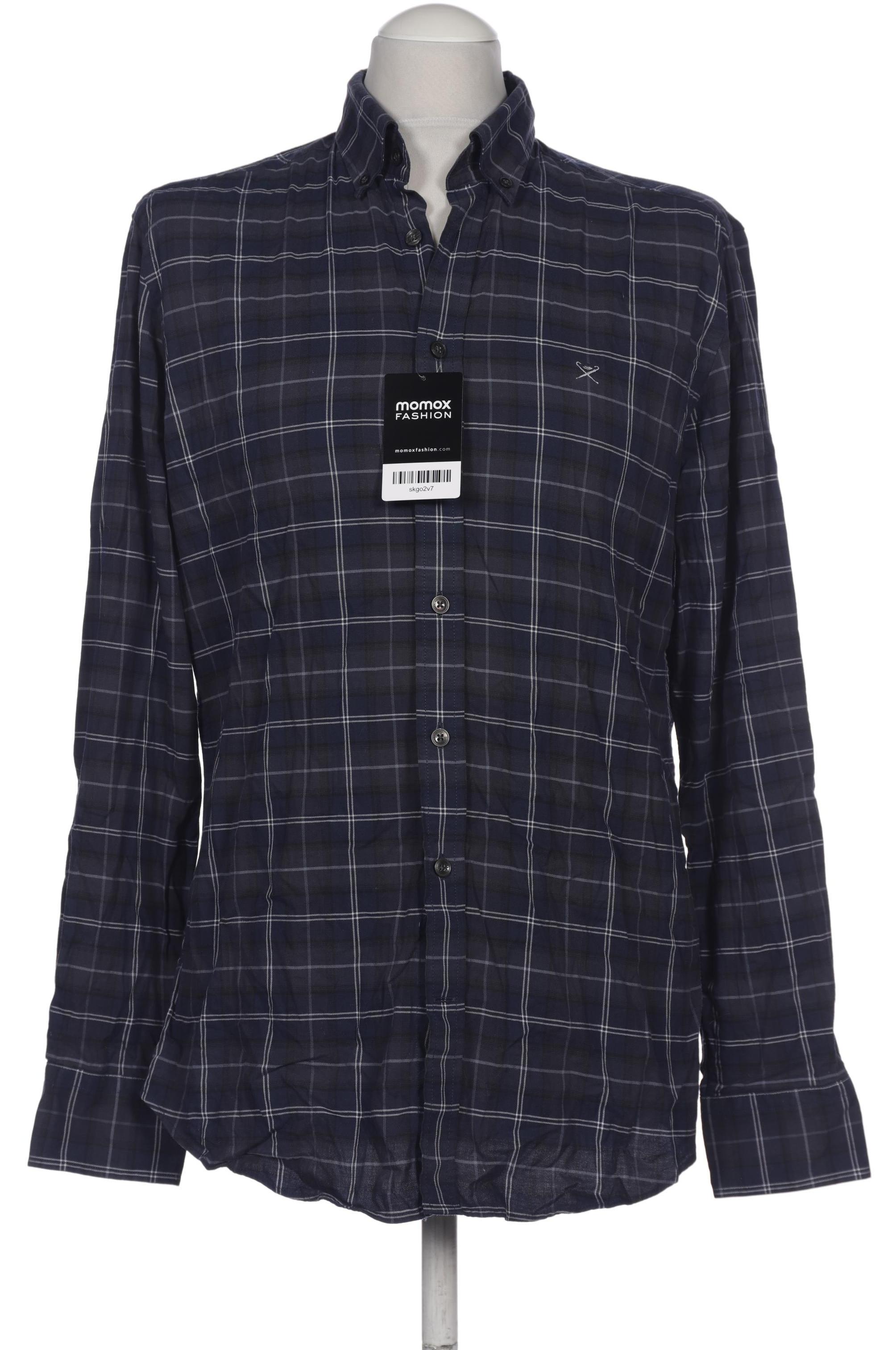 

Hackett London Herren Hemd, marineblau, Gr. 48
