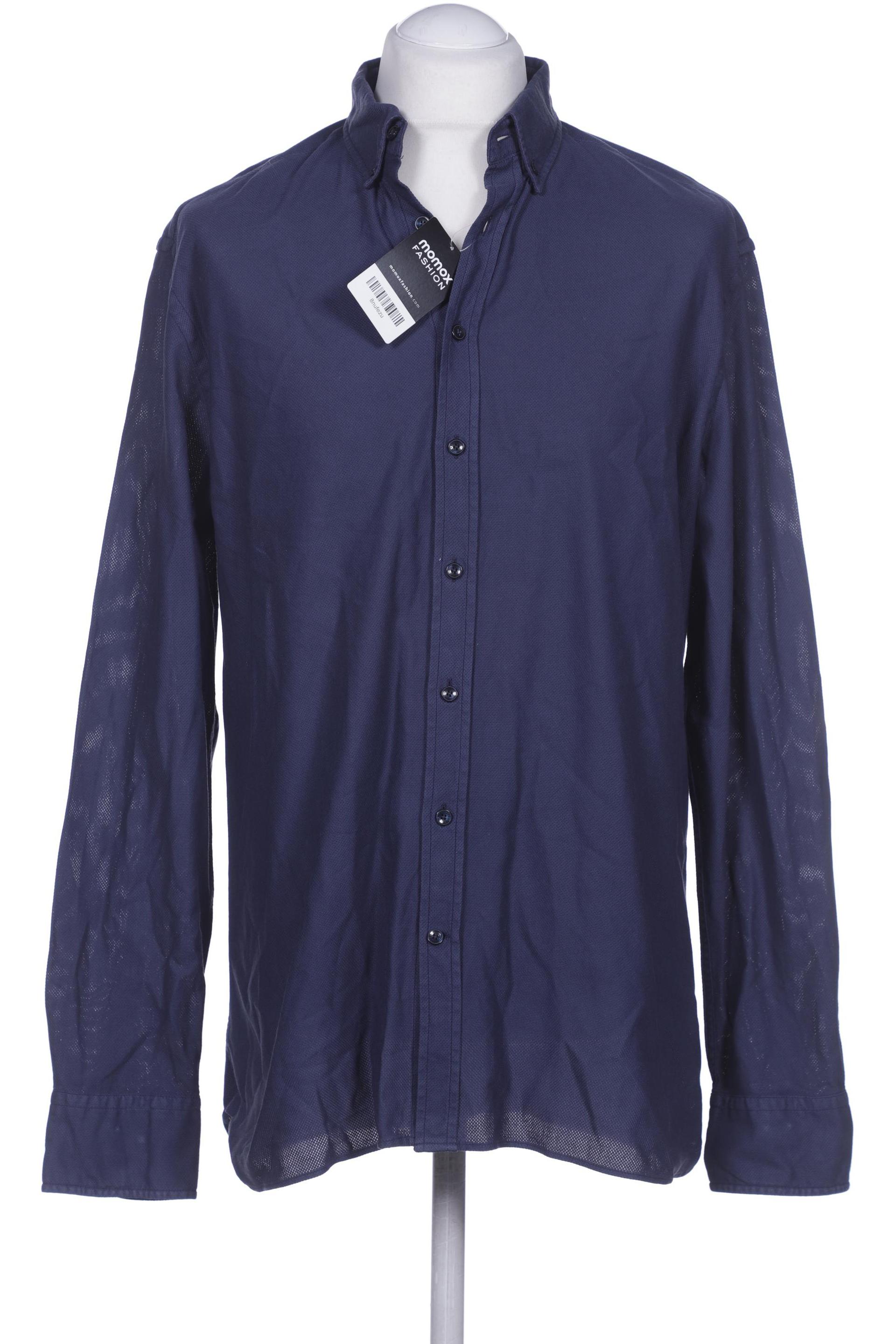 

HACKETT LONDON Herren Hemd, marineblau