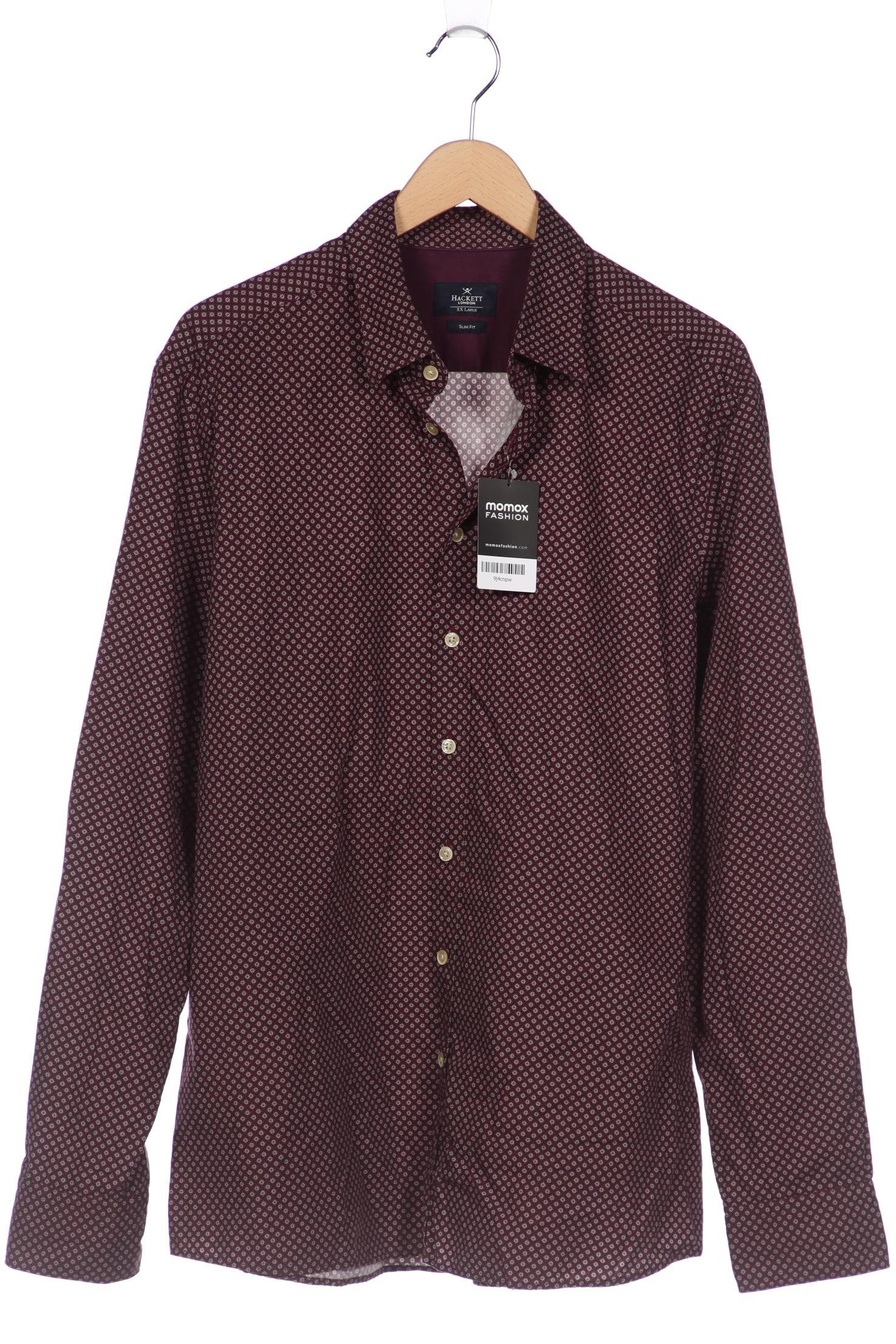 

HACKETT LONDON Herren Hemd, bordeaux