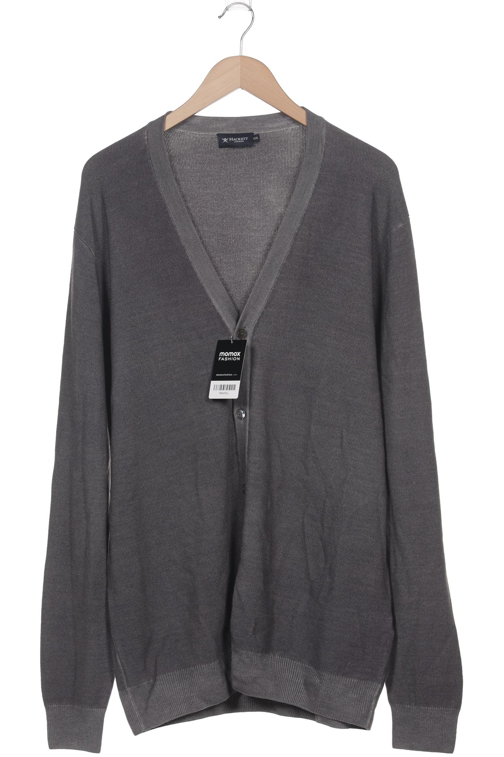 

Hackett London Herren Strickjacke, grau, Gr. 58