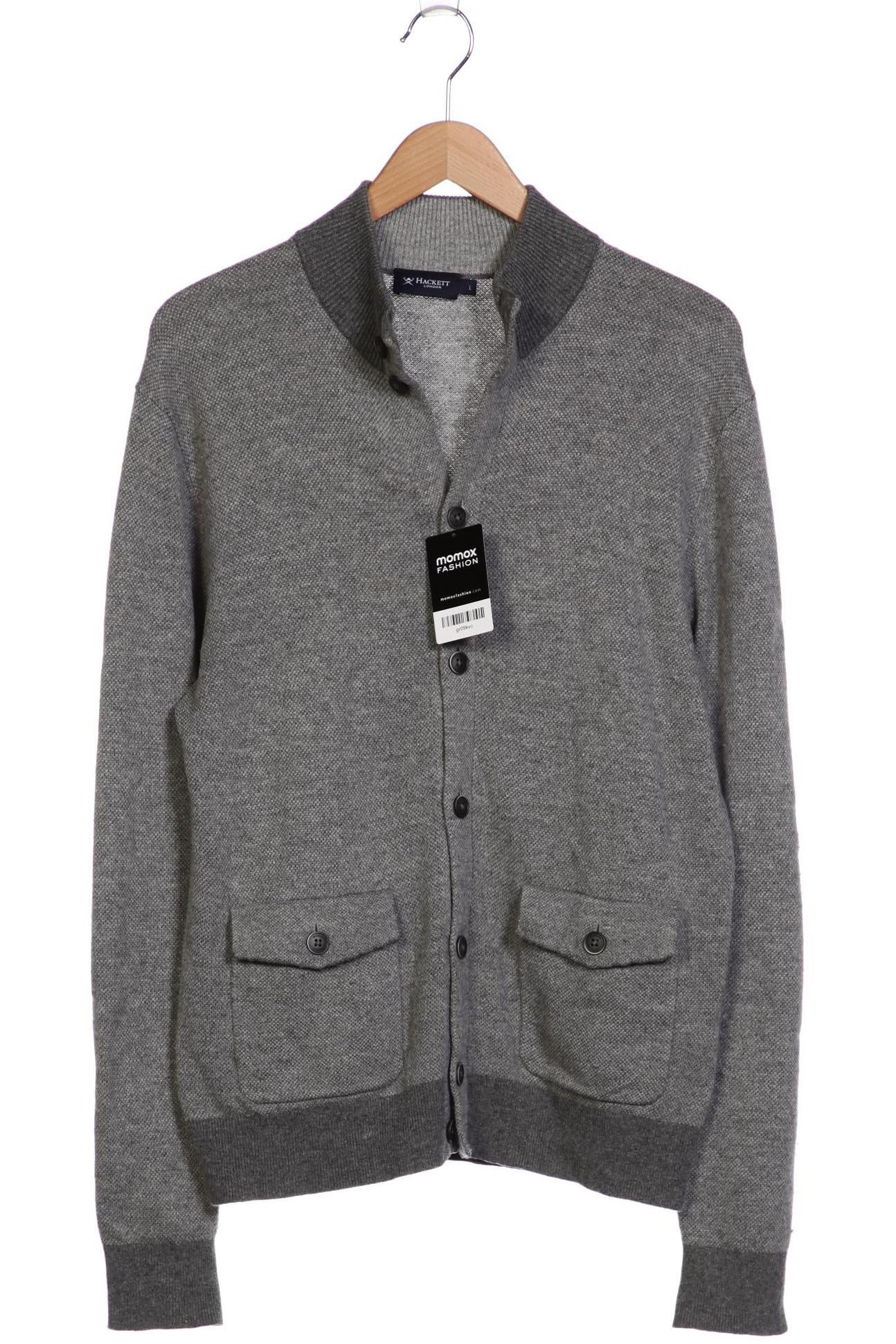 

Hackett London Herren Strickjacke, grau, Gr. 52