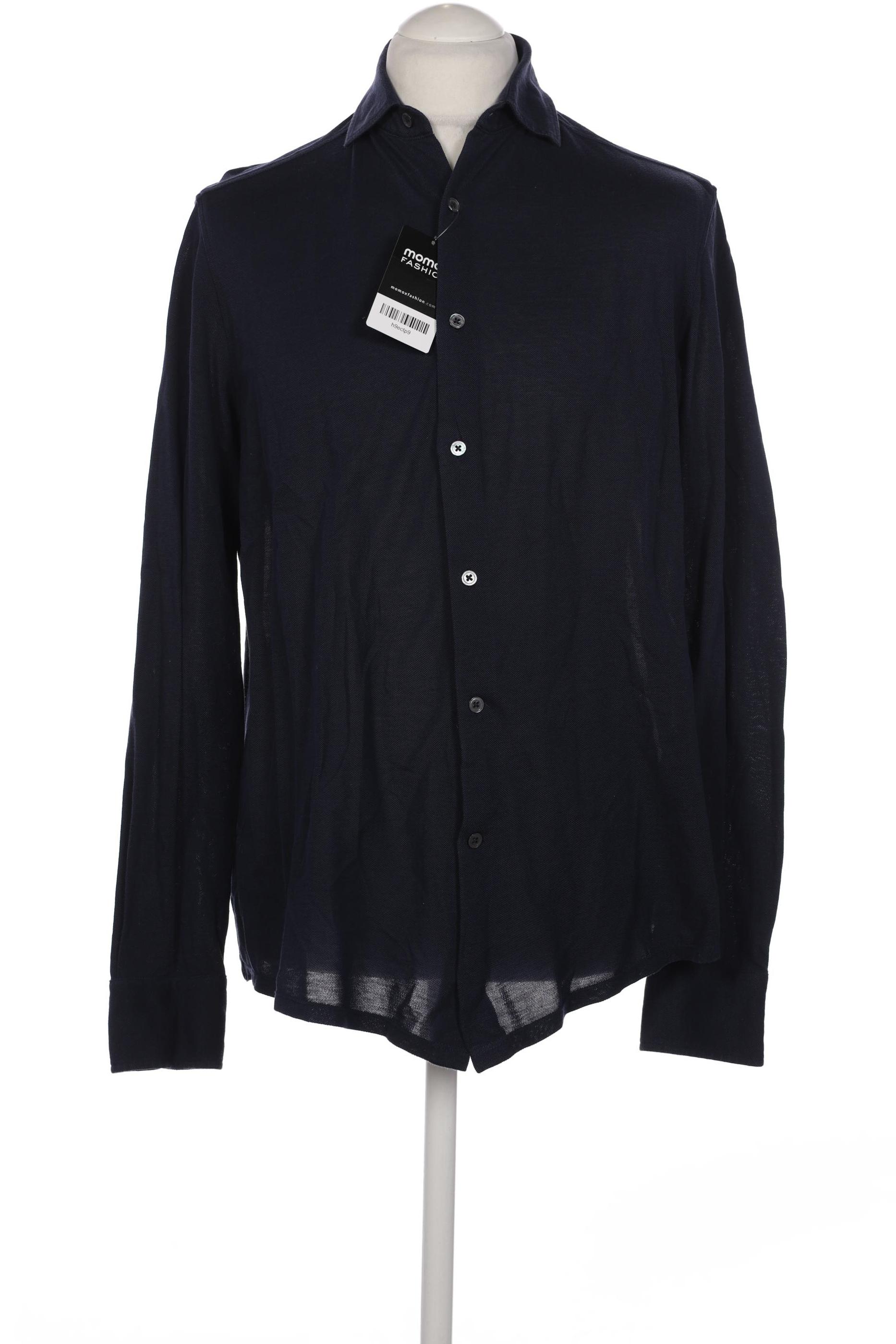 

Hackett London Herren Hemd, marineblau, Gr. 46