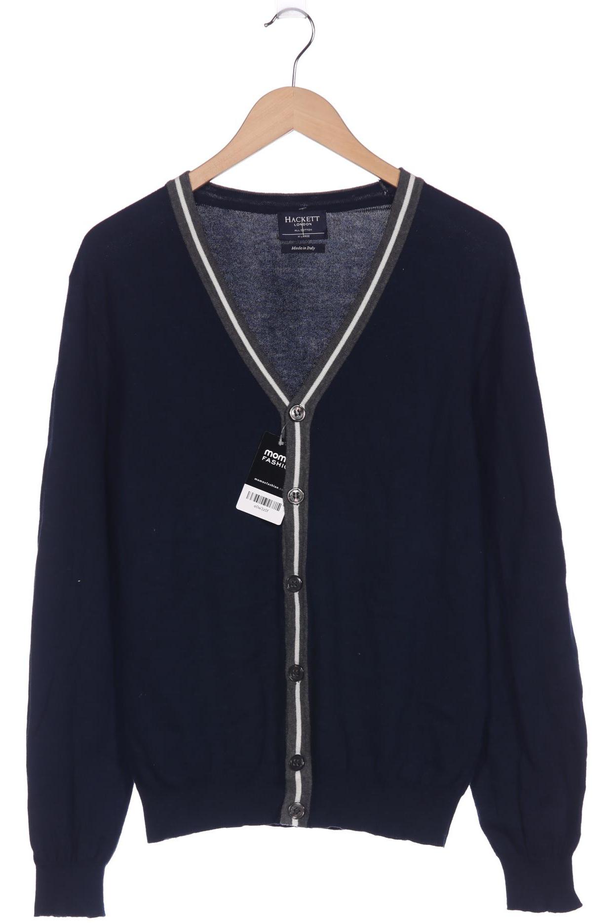 Thumbnail - Hackett London Herren Strickjacke, marineblau, Gr. 54