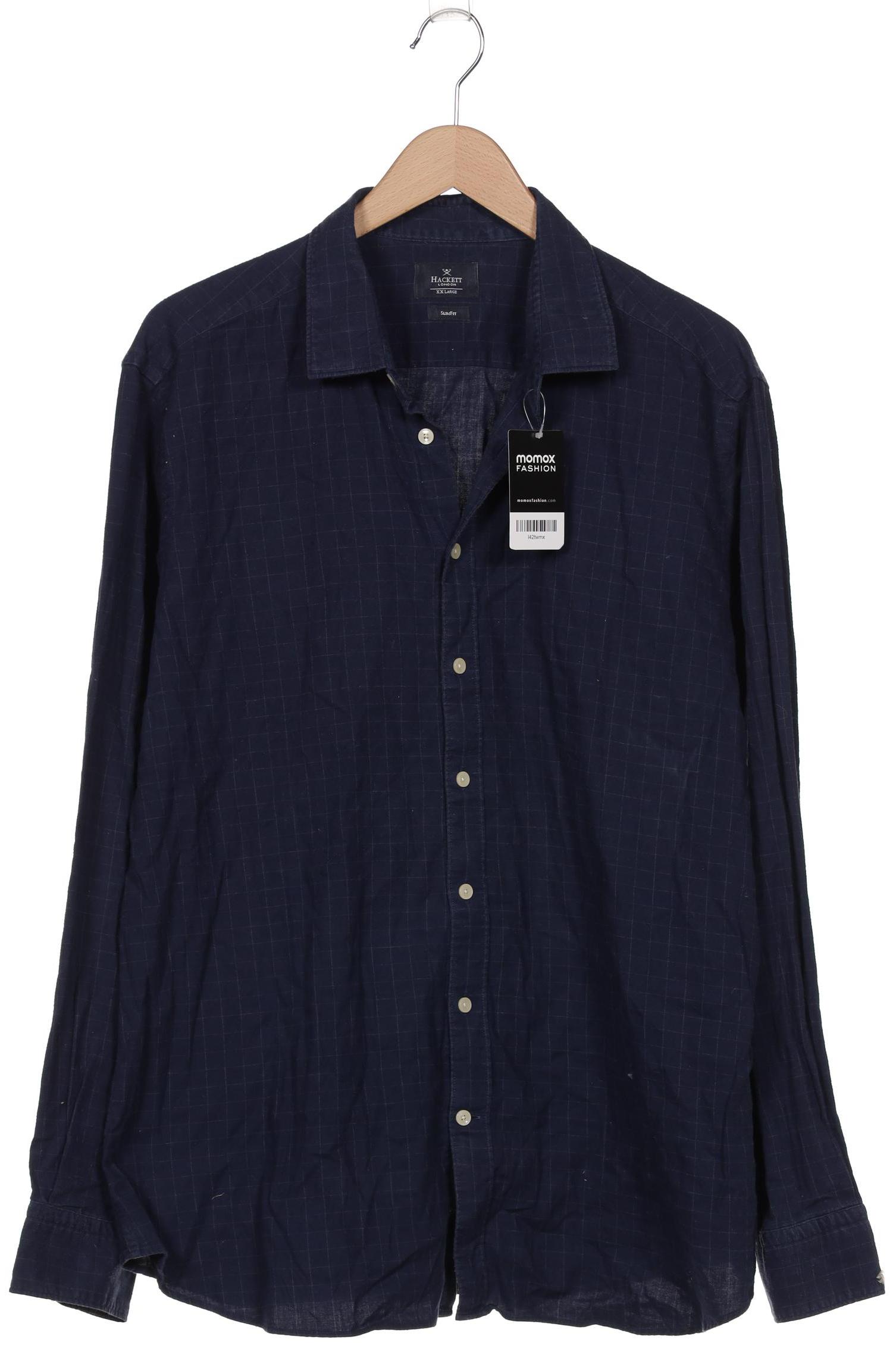 

Hackett London Herren Hemd, marineblau, Gr. 56