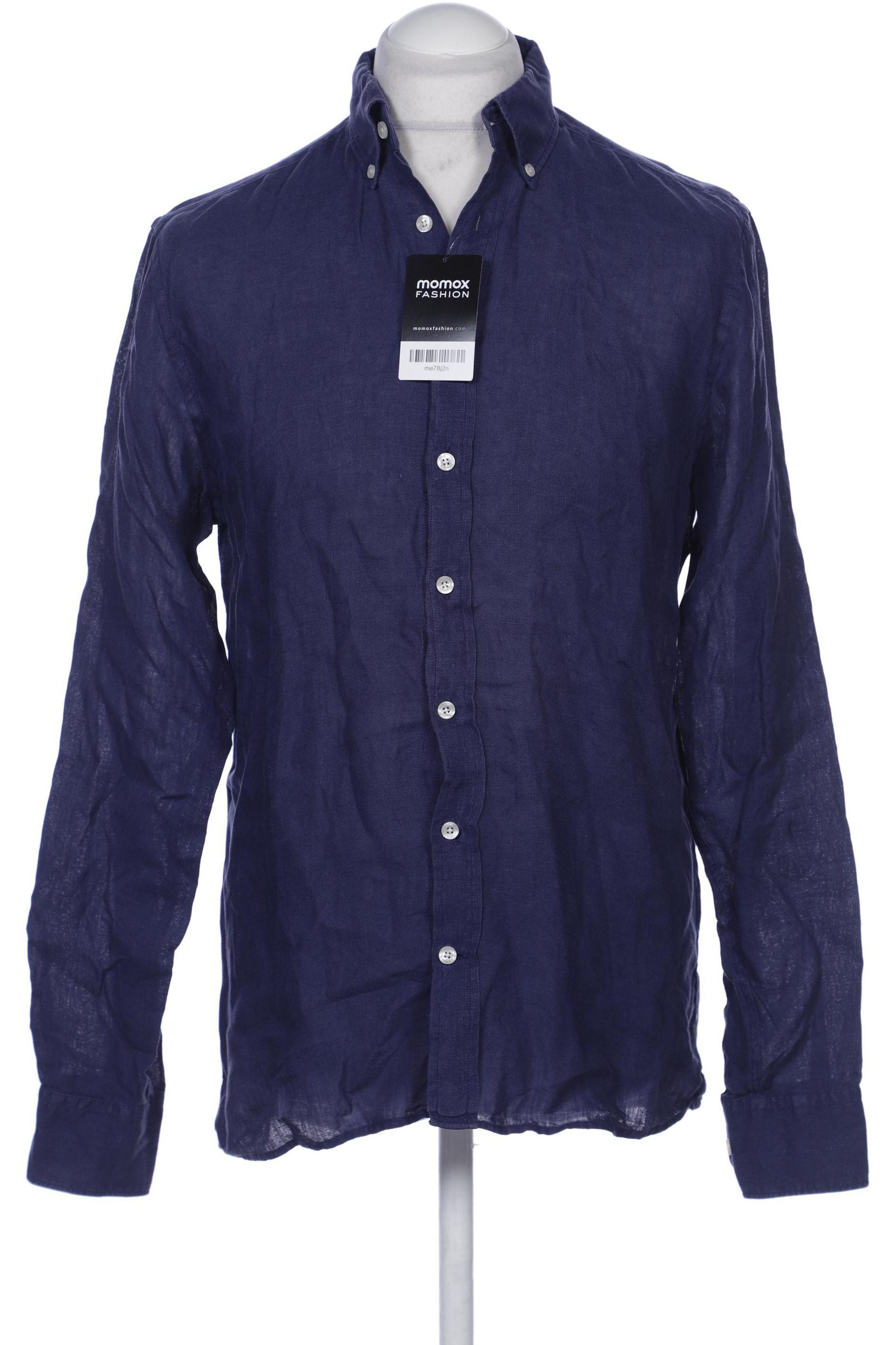 

Hackett London Herren Hemd, marineblau, Gr. 48