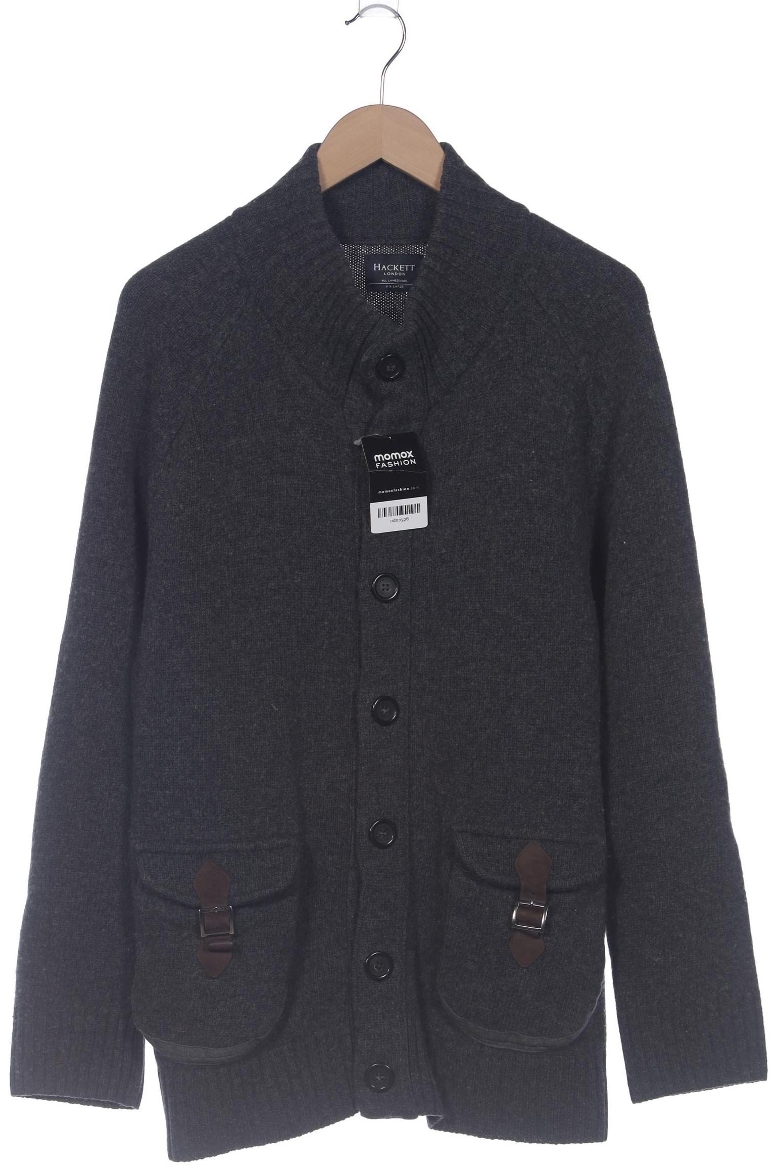 

Hackett London Herren Strickjacke, grau, Gr. 56