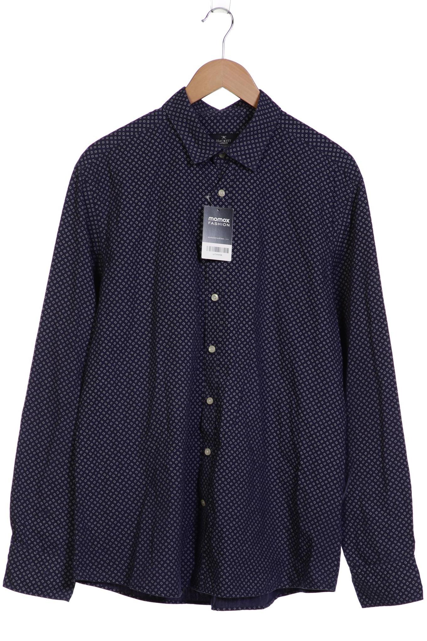 

Hackett London Herren Hemd, marineblau, Gr. 56