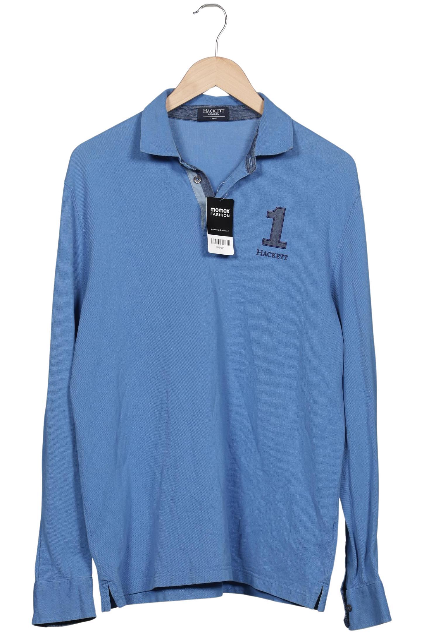 

Hackett London Herren Langarmshirt, blau, Gr. 52