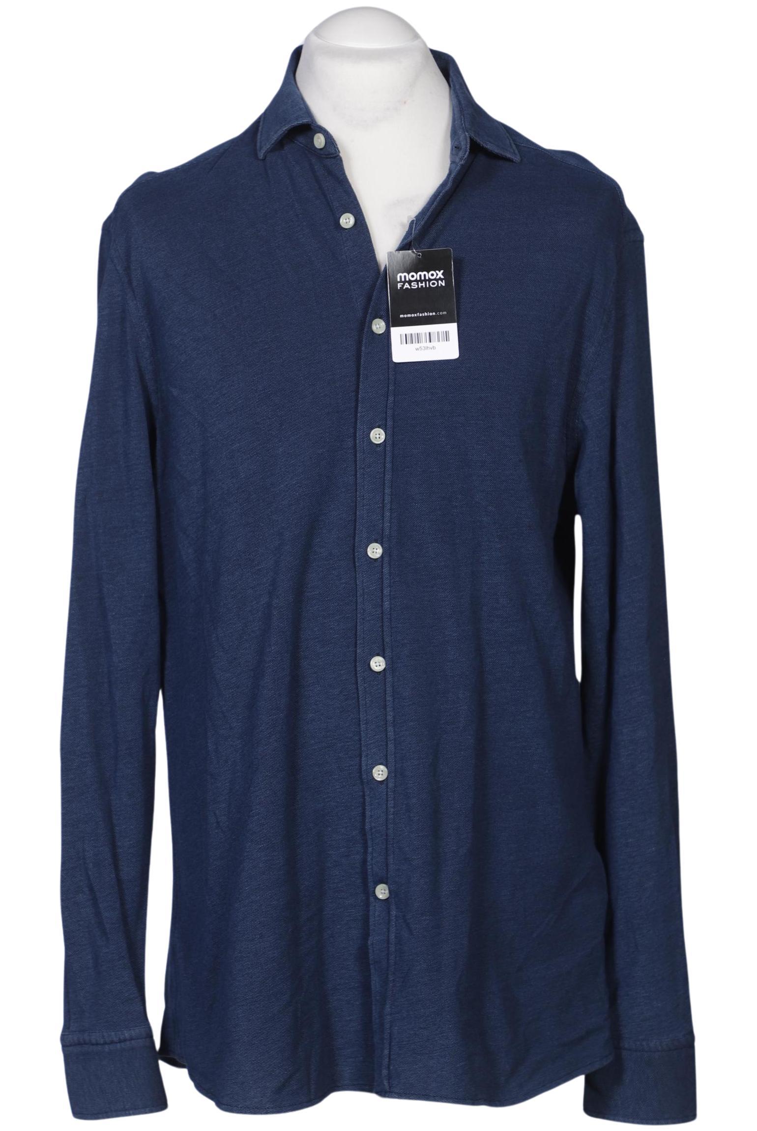 

Hackett London Herren Hemd, marineblau, Gr. 54