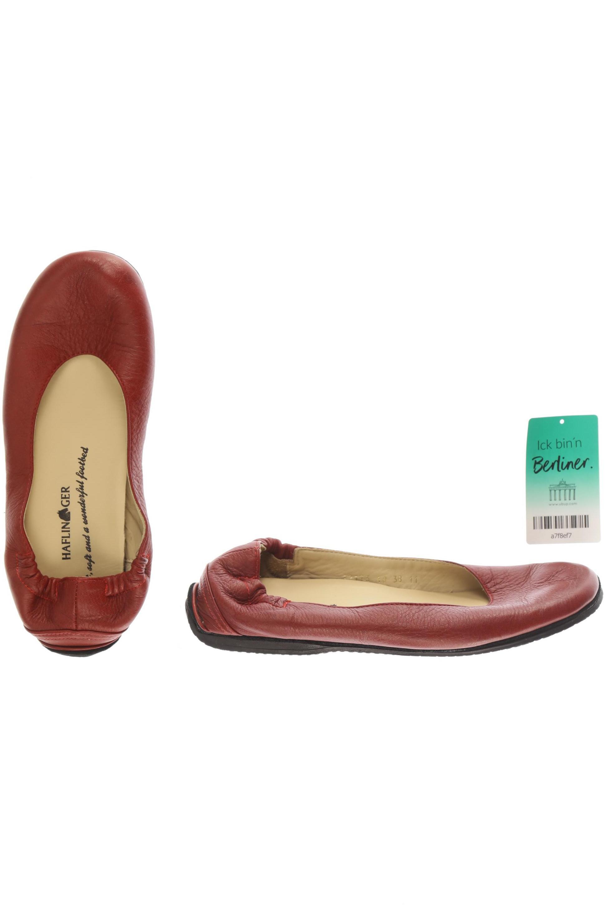 

Haflinger Damen Ballerinas, rot, Gr. 38