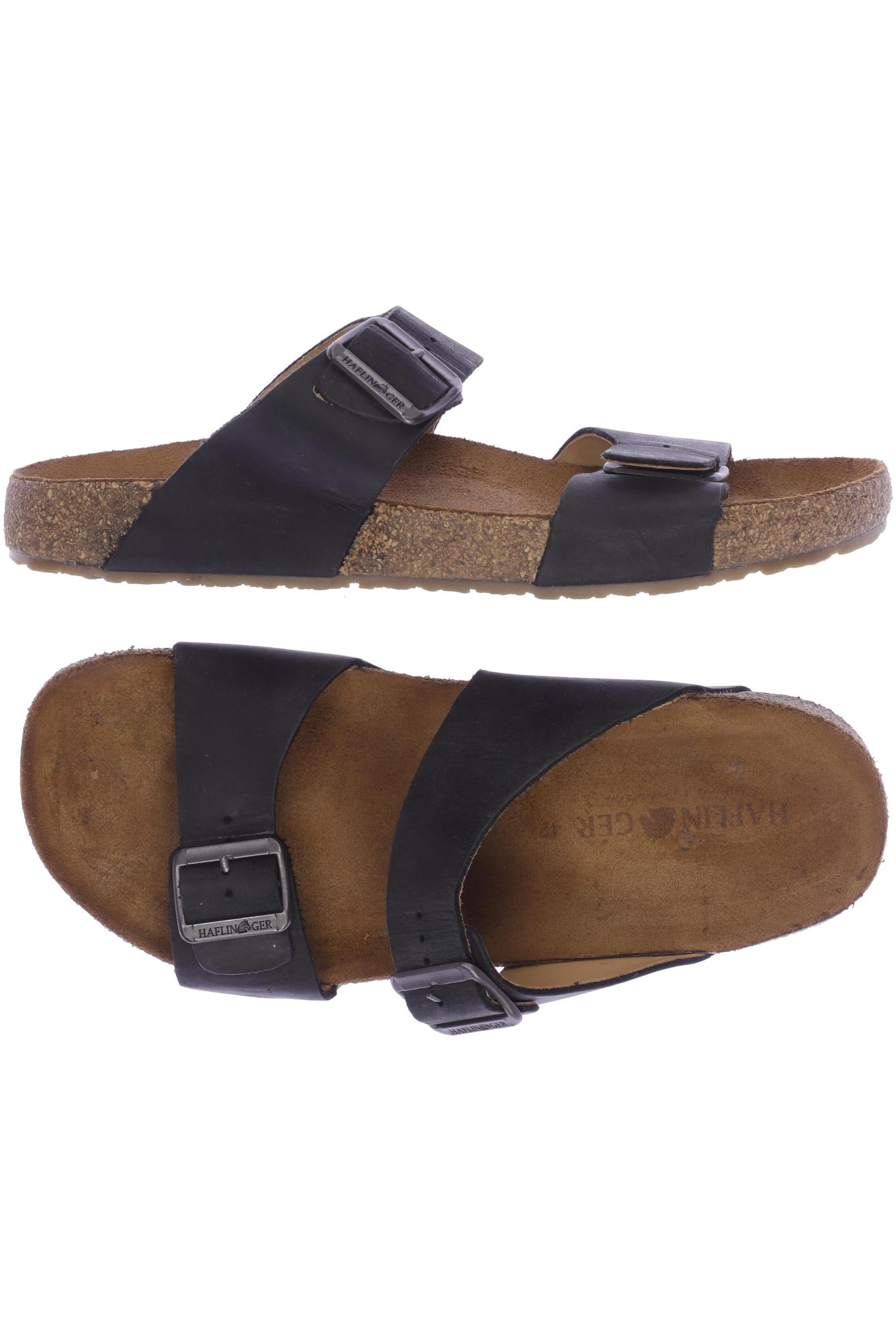 

Haflinger Herren Sandale, schwarz, Gr. 42
