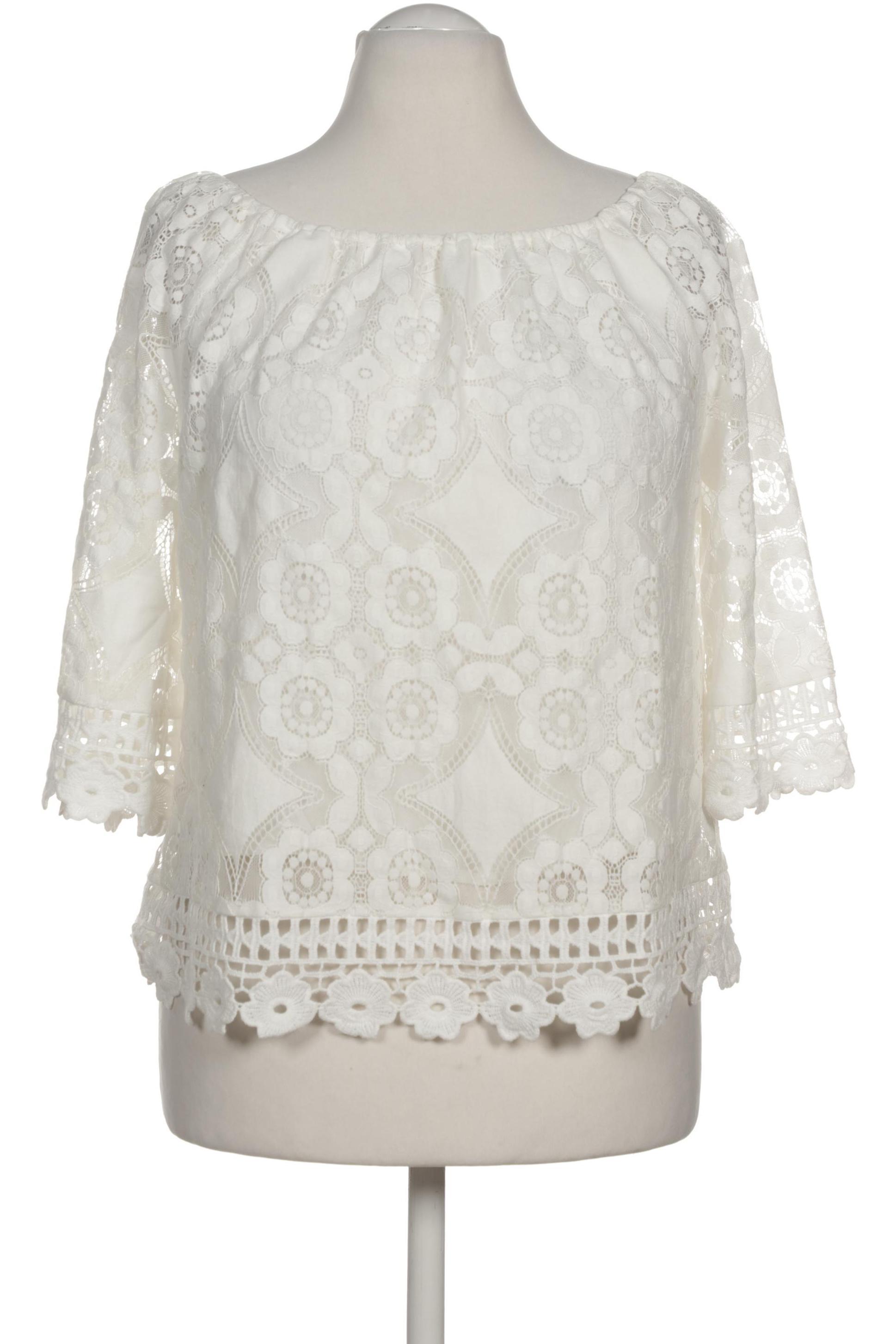 

Hallhuber Damen Bluse, weiß, Gr. 38