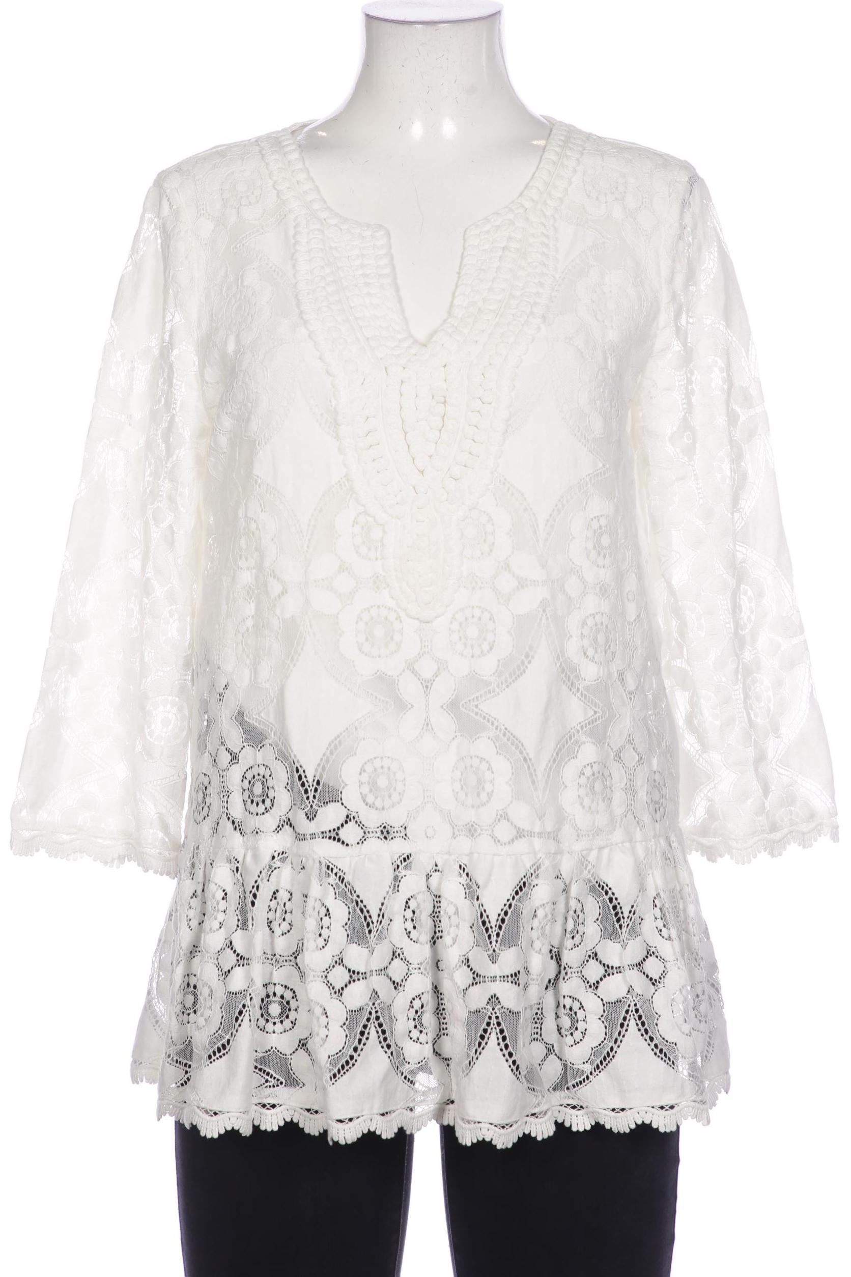

Hallhuber Damen Bluse, weiß, Gr. 40