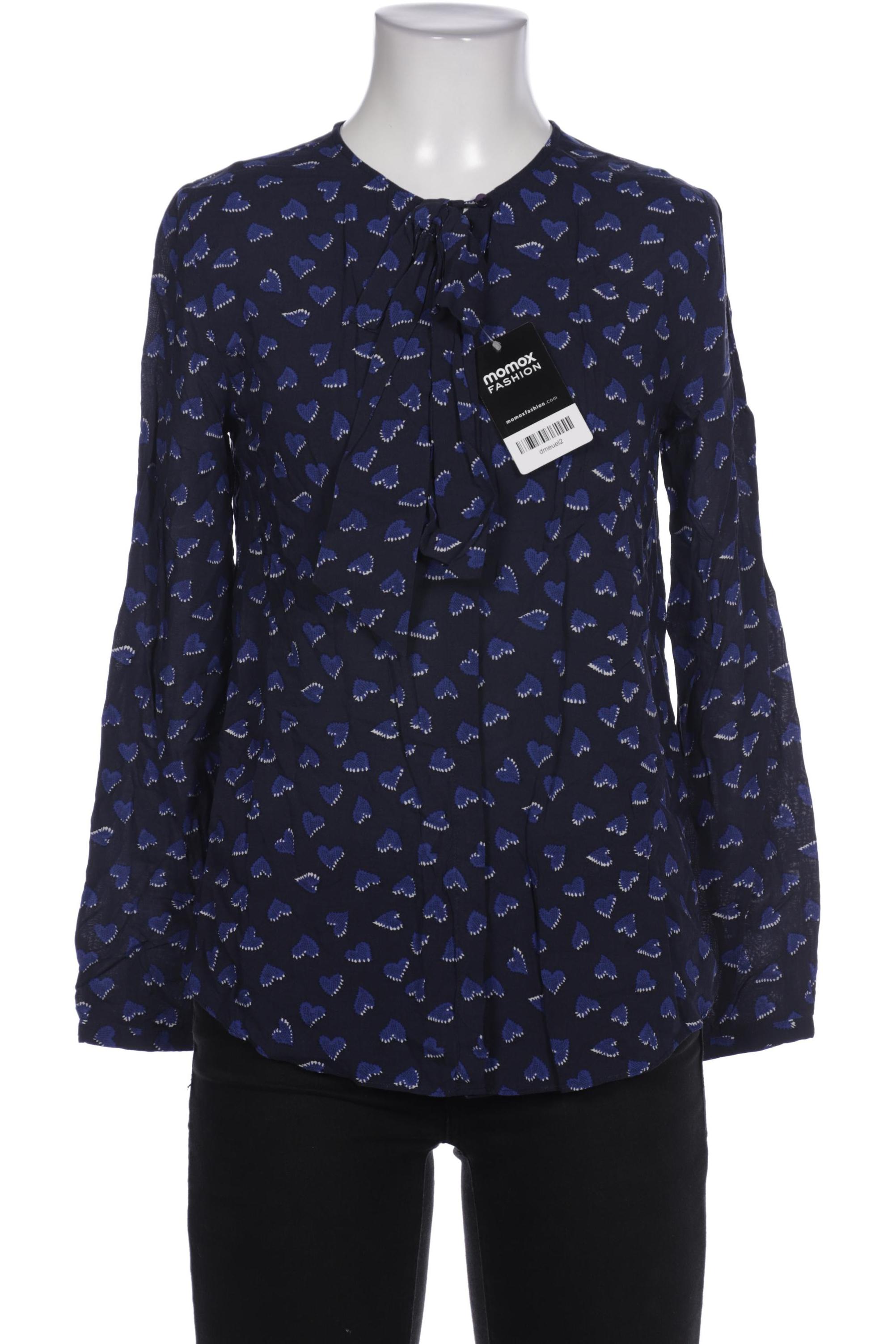 

Hallhuber Damen Bluse, marineblau, Gr. 34