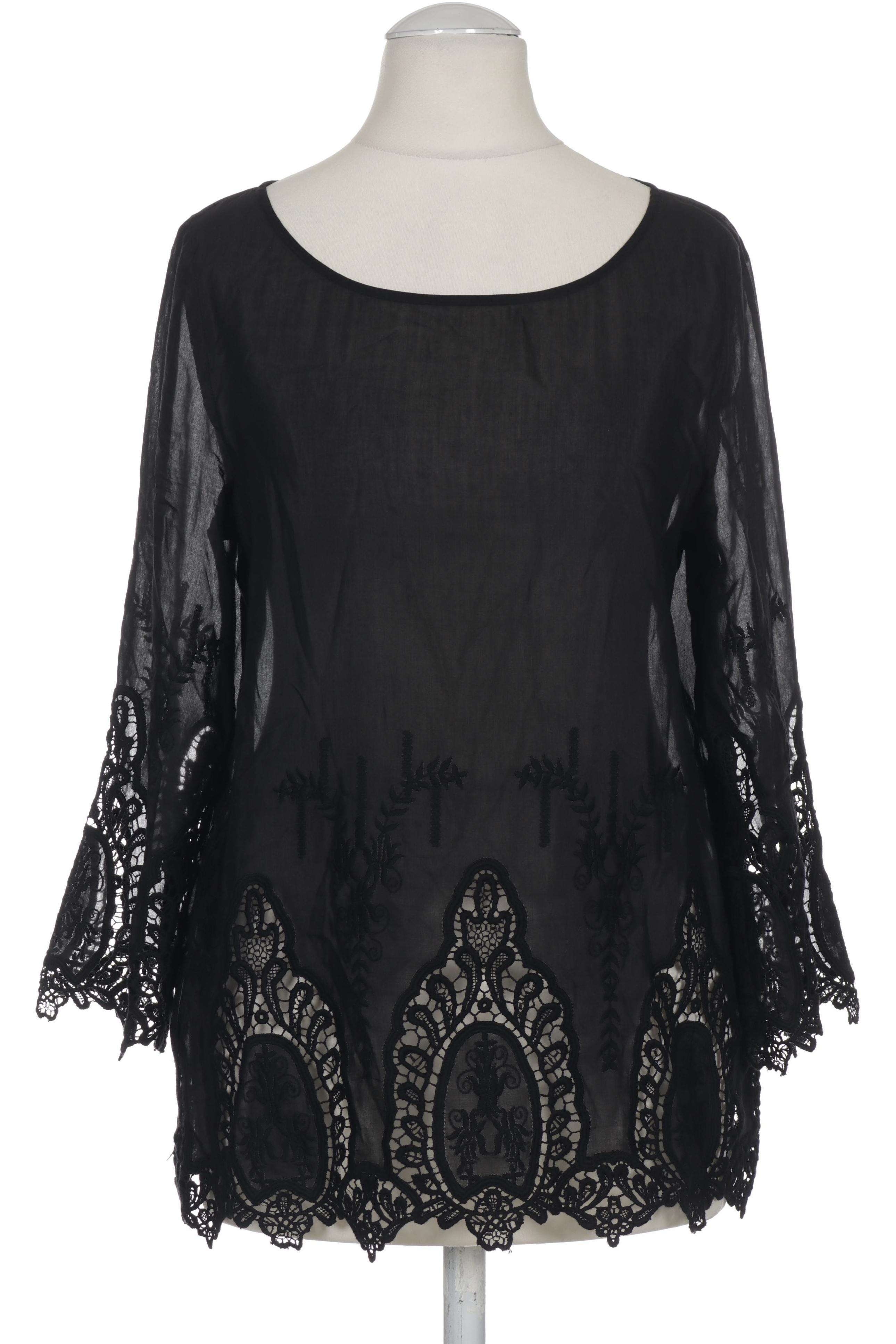 

Hallhuber Damen Bluse, schwarz, Gr. 34