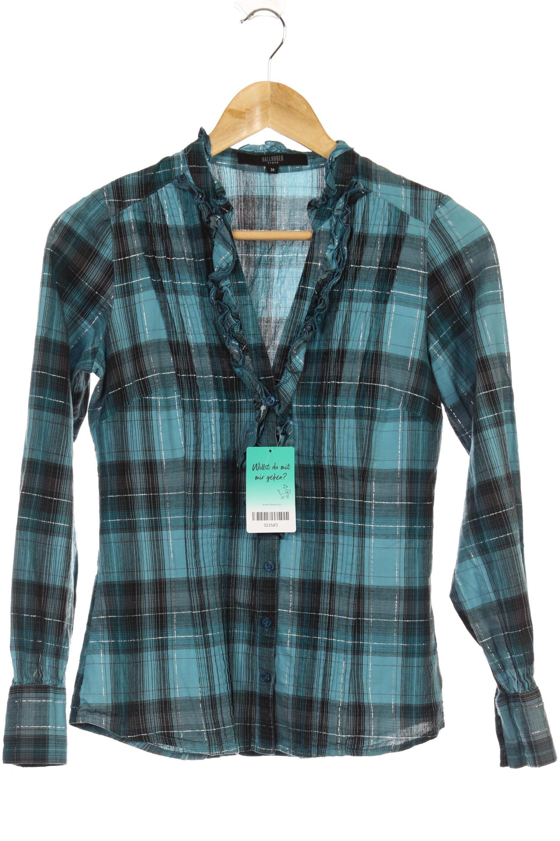 

Hallhuber Damen Bluse, blau, Gr. 34