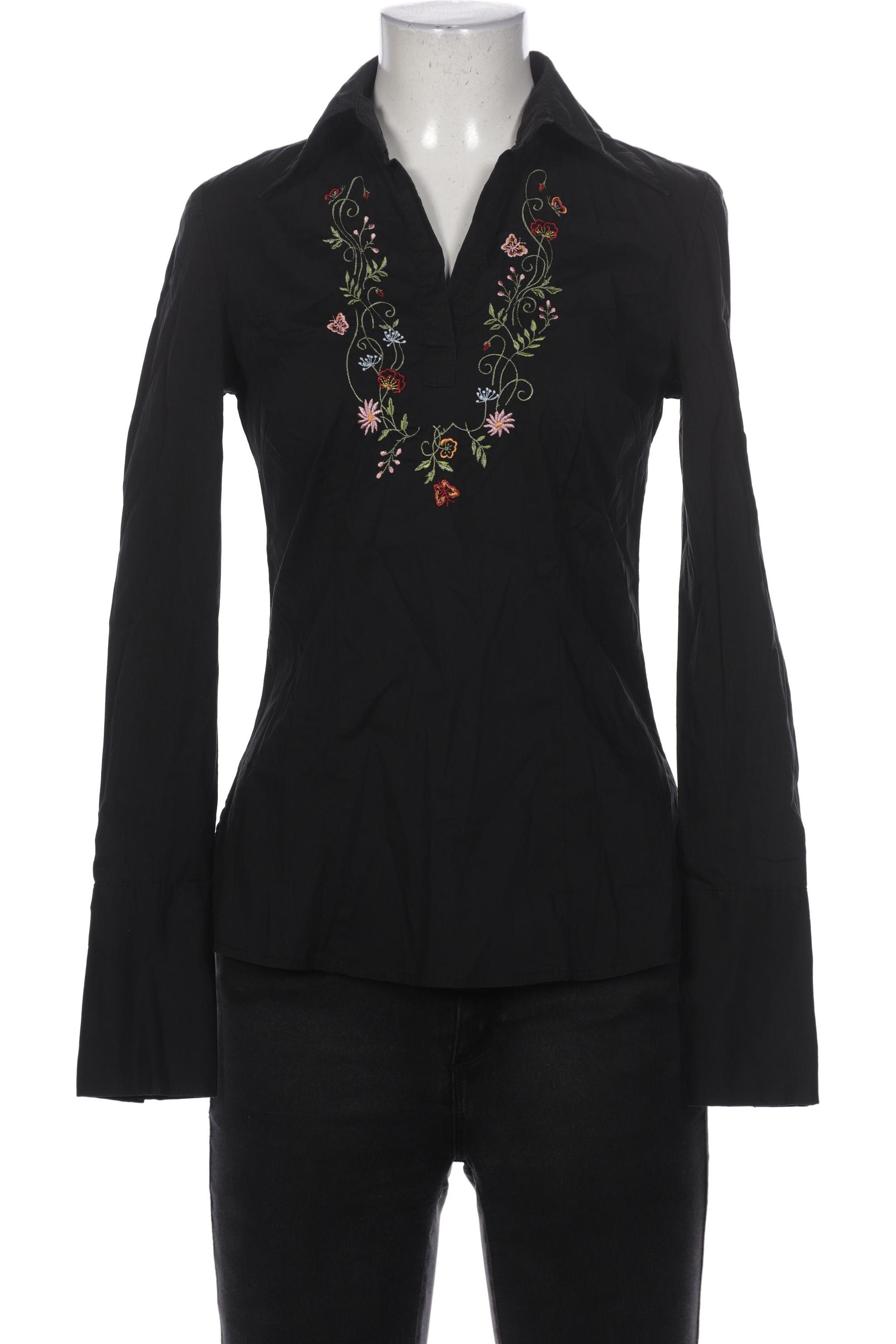 

Hallhuber Damen Bluse, schwarz, Gr. 34