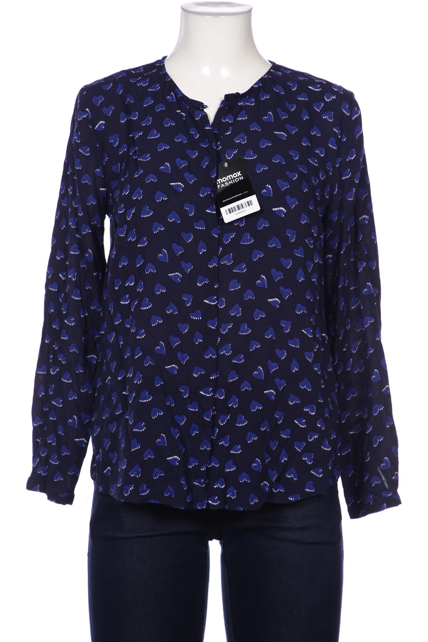 

Hallhuber Damen Bluse, marineblau, Gr. 40