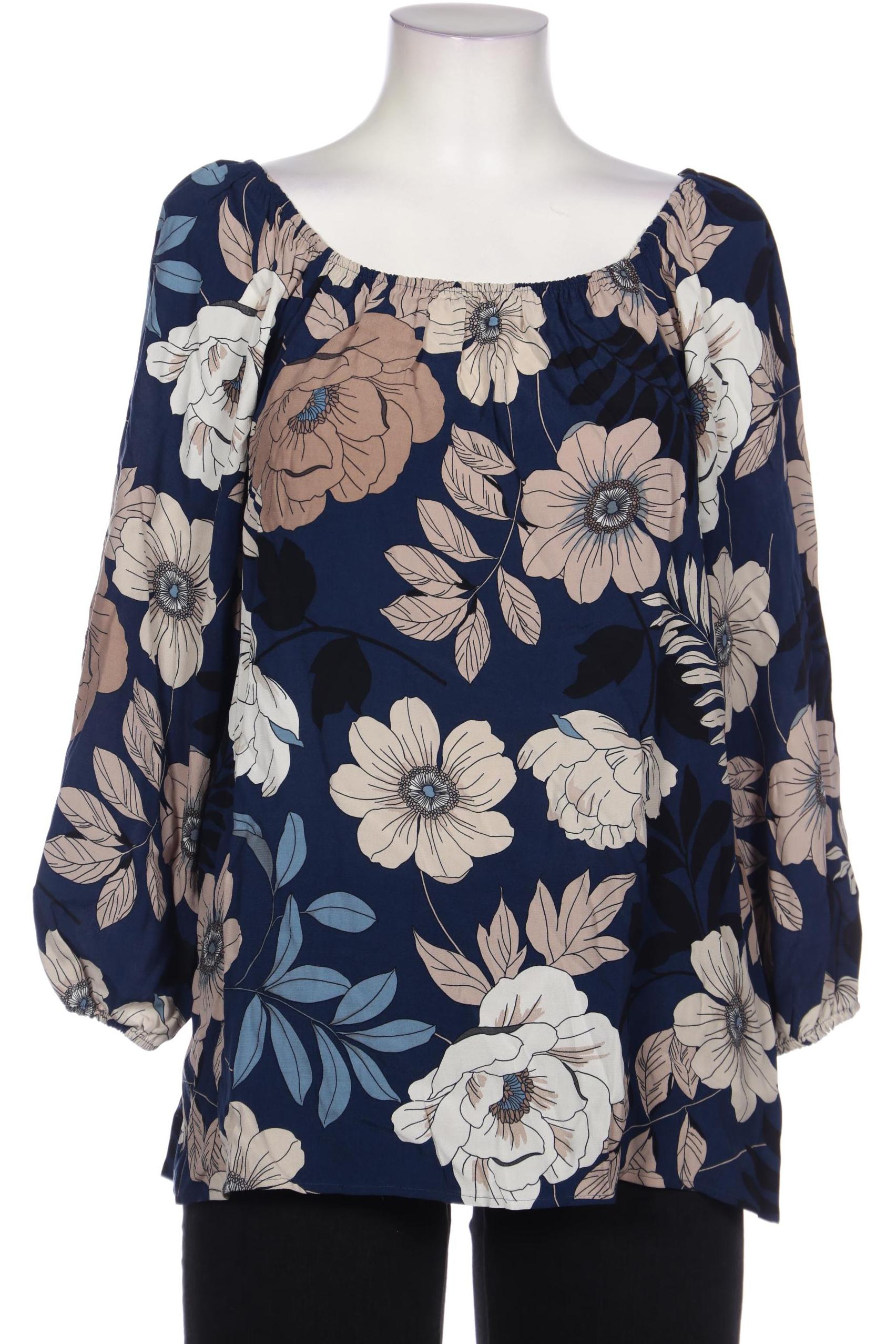 

Hallhuber Damen Bluse, marineblau, Gr. 42