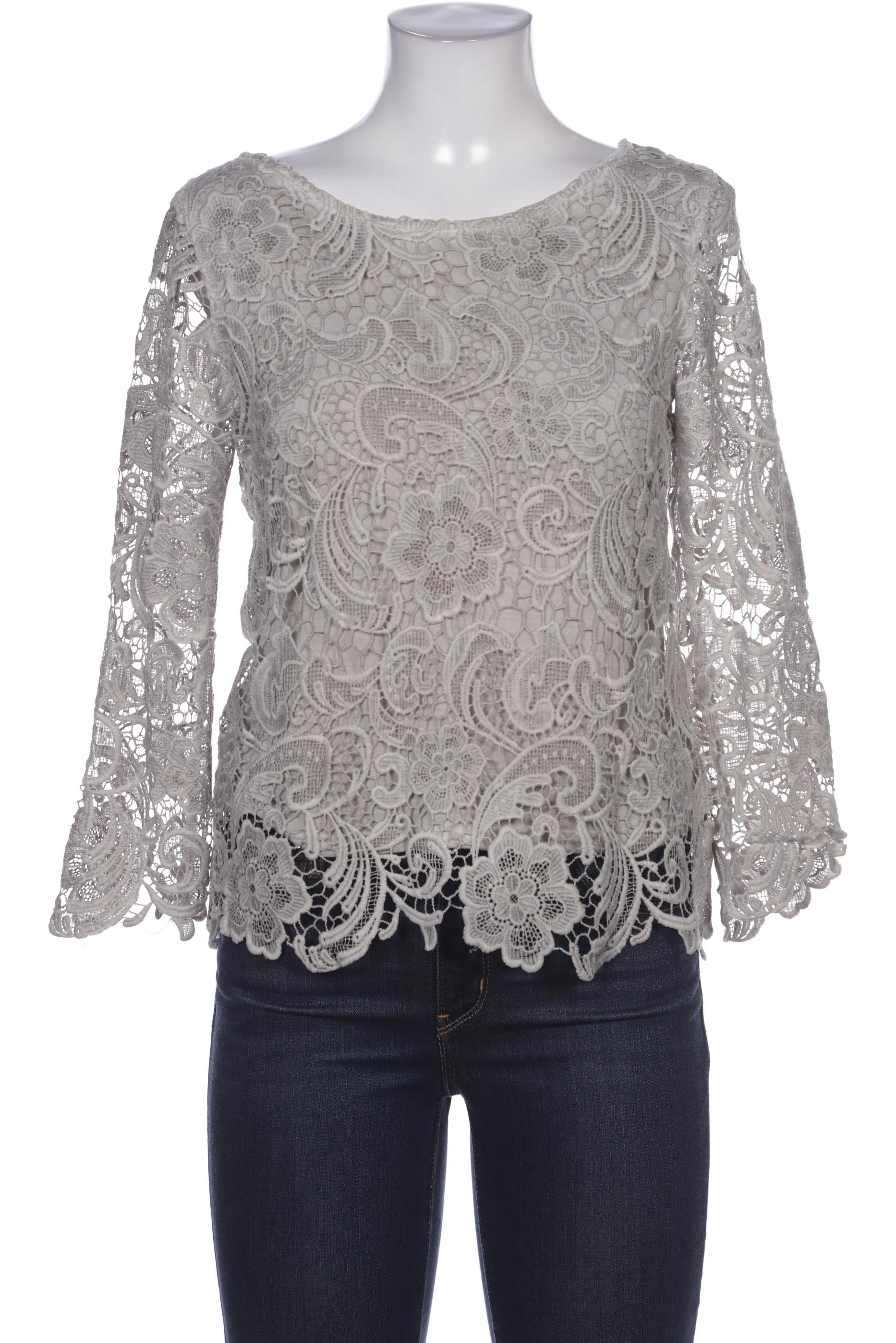 

Hallhuber Damen Bluse, grau, Gr. 38