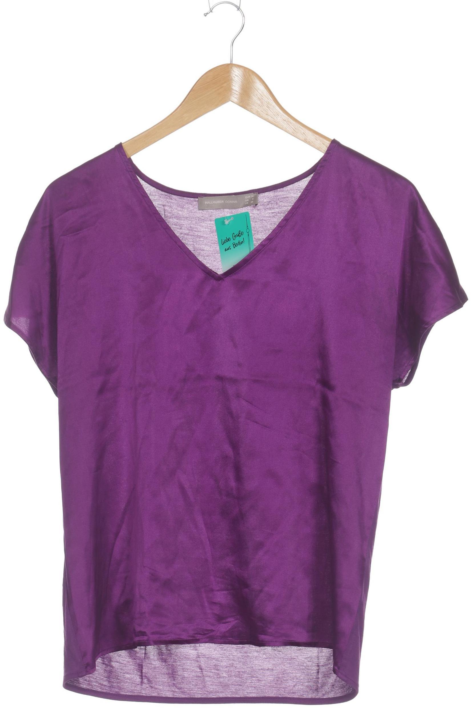 

Hallhuber Damen Bluse, lila, Gr. 36