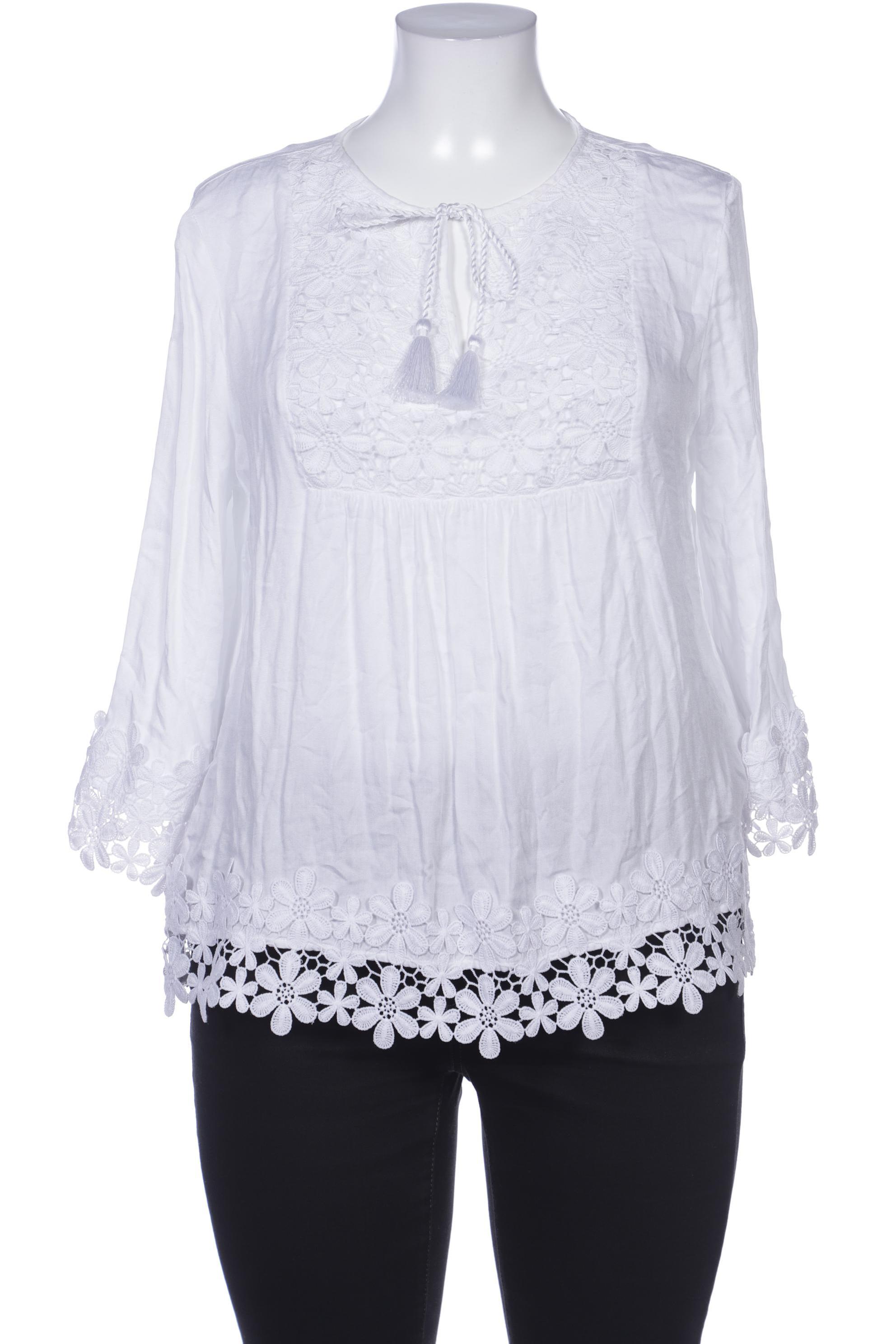 

Hallhuber Damen Bluse, weiß, Gr. 42