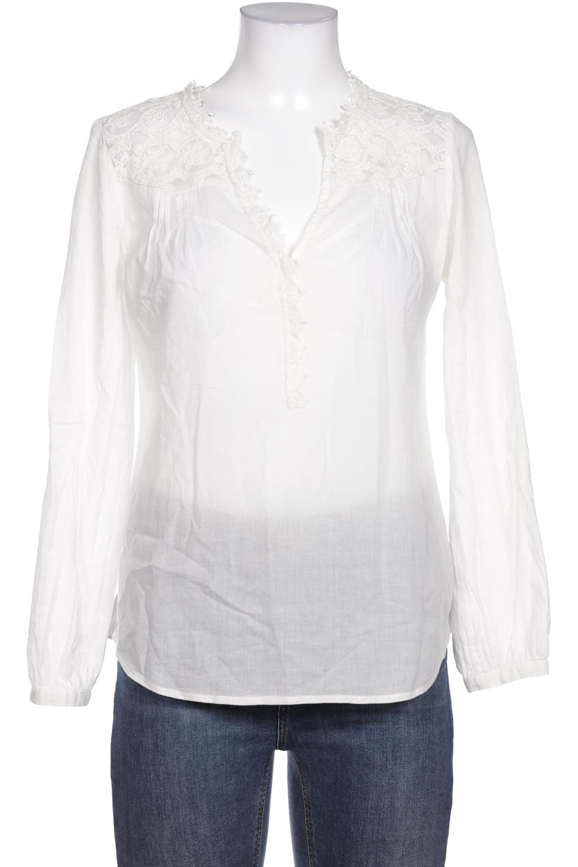 

Hallhuber Damen Bluse, weiß, Gr. 36