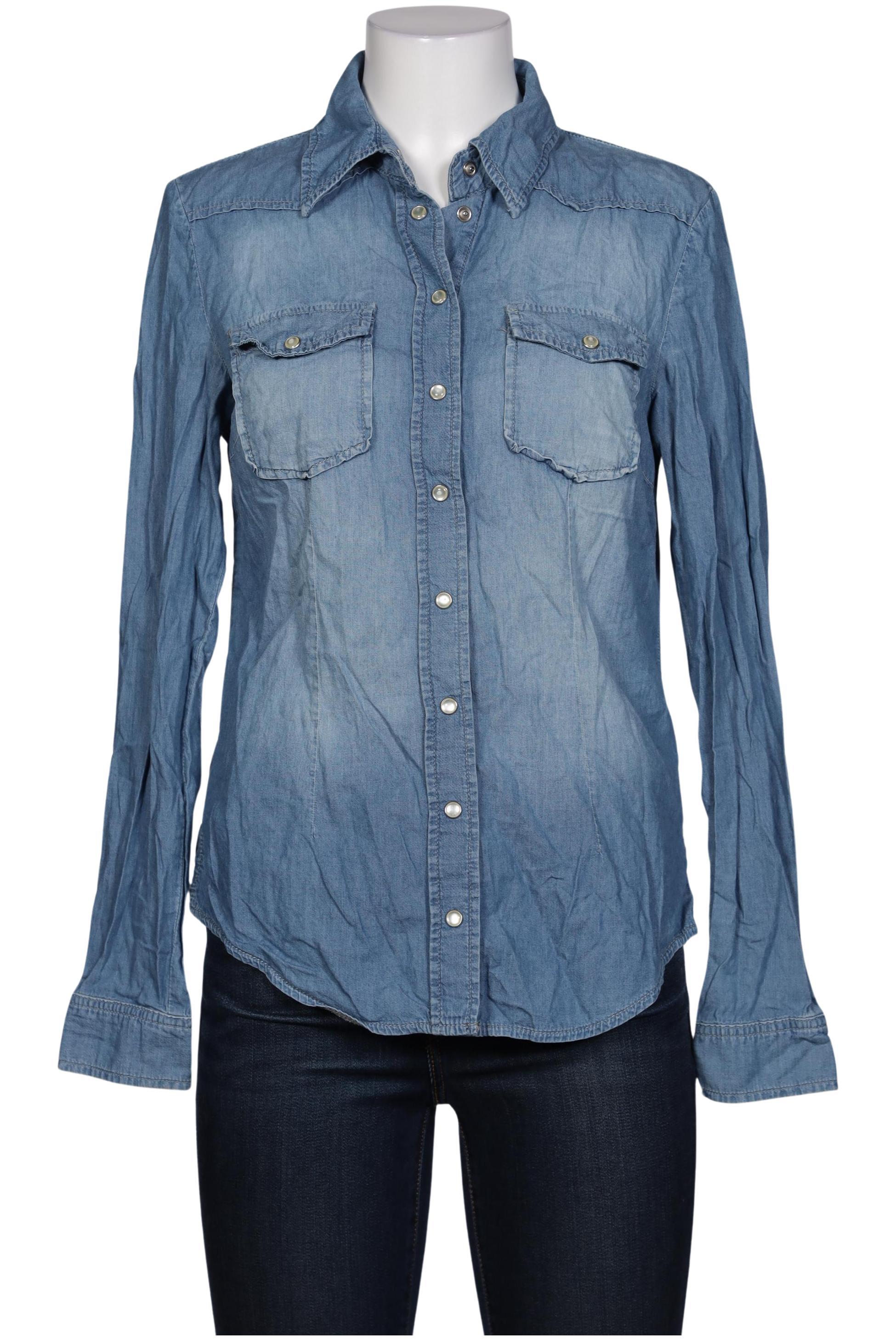 

Hallhuber Damen Bluse, blau, Gr. 40