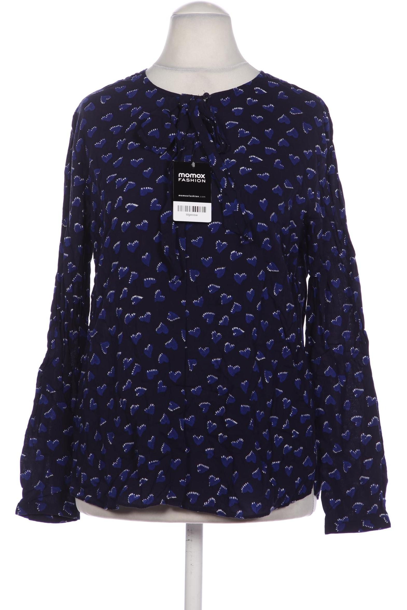 

Hallhuber Damen Bluse, marineblau, Gr. 40