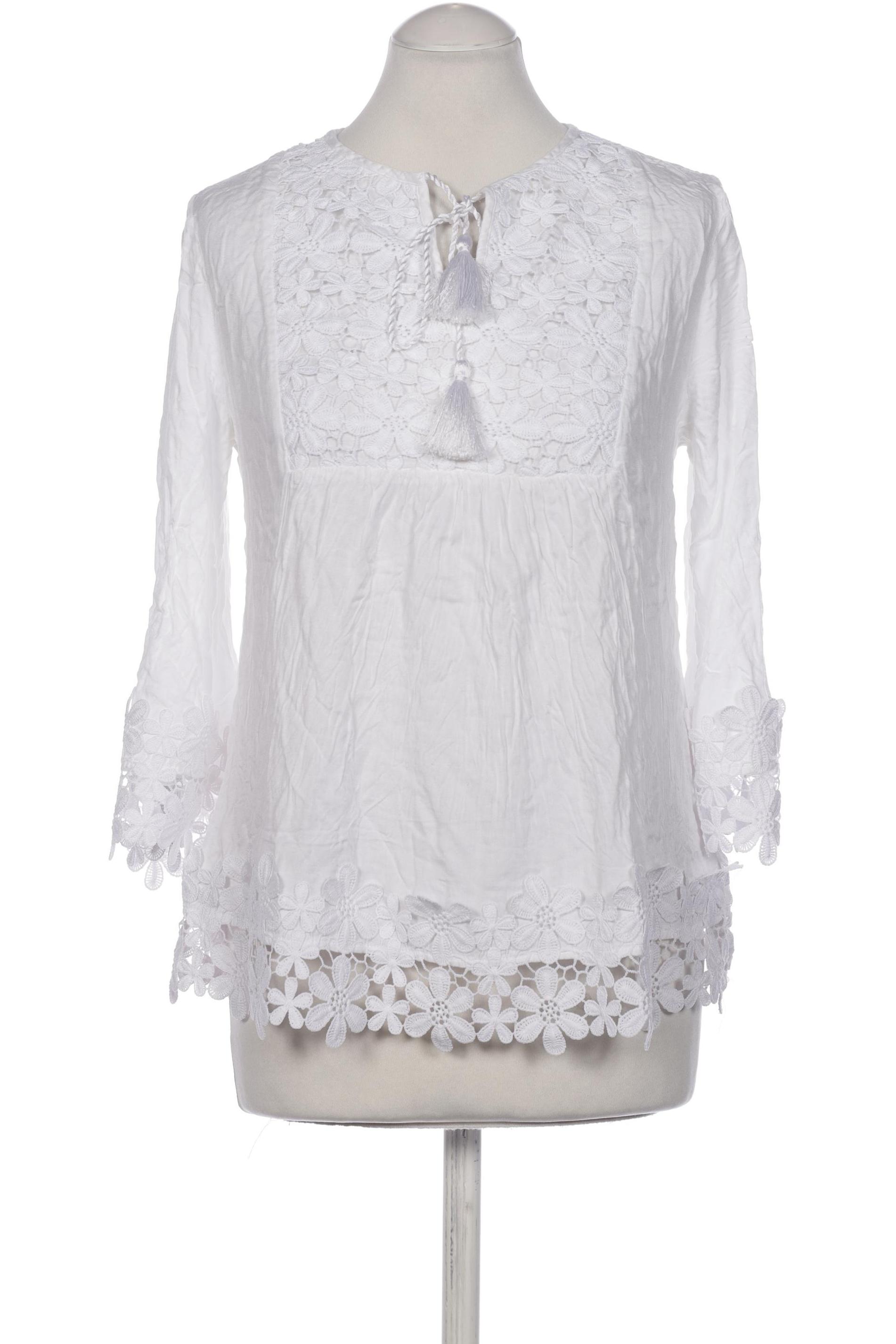 

Hallhuber Damen Bluse, weiß, Gr. 38