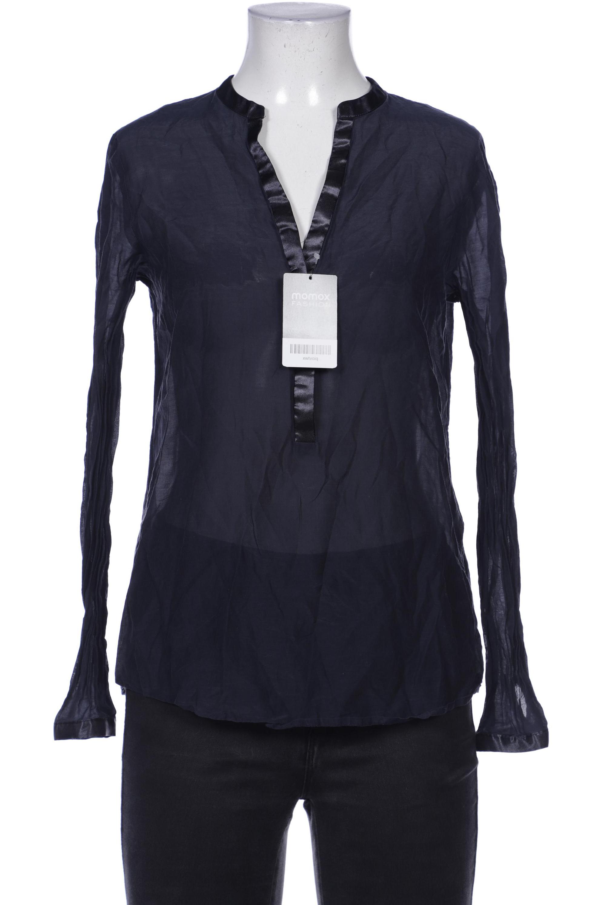 

Hallhuber Damen Bluse, marineblau, Gr. 36