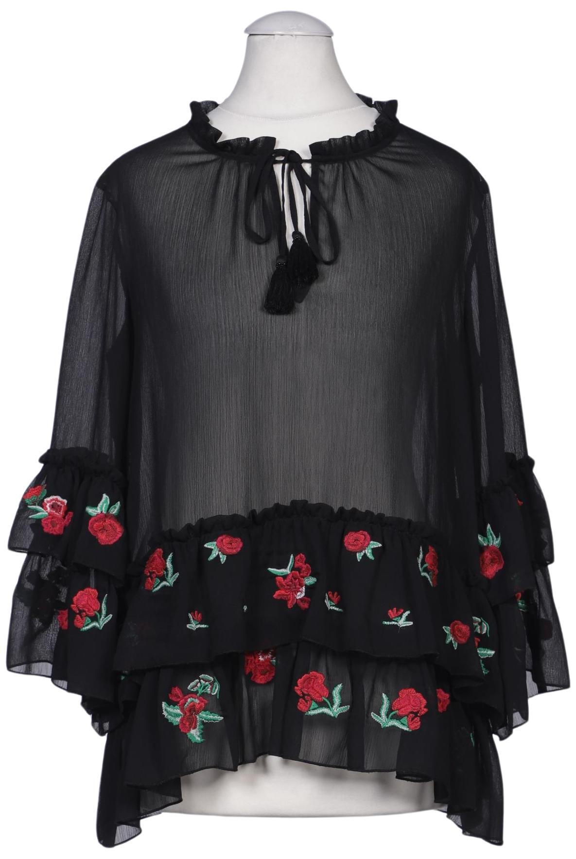 

Hallhuber Damen Bluse, schwarz, Gr. 34