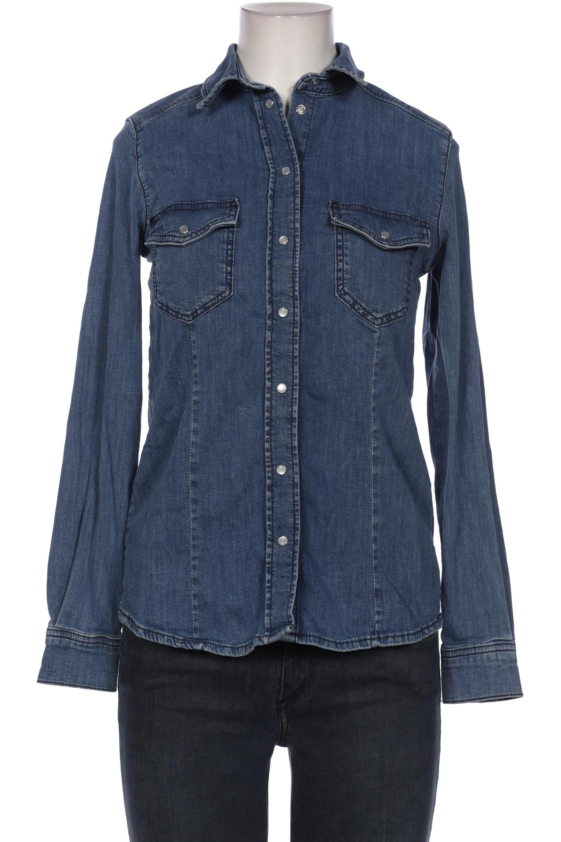 

Hallhuber Damen Bluse, blau, Gr. 34