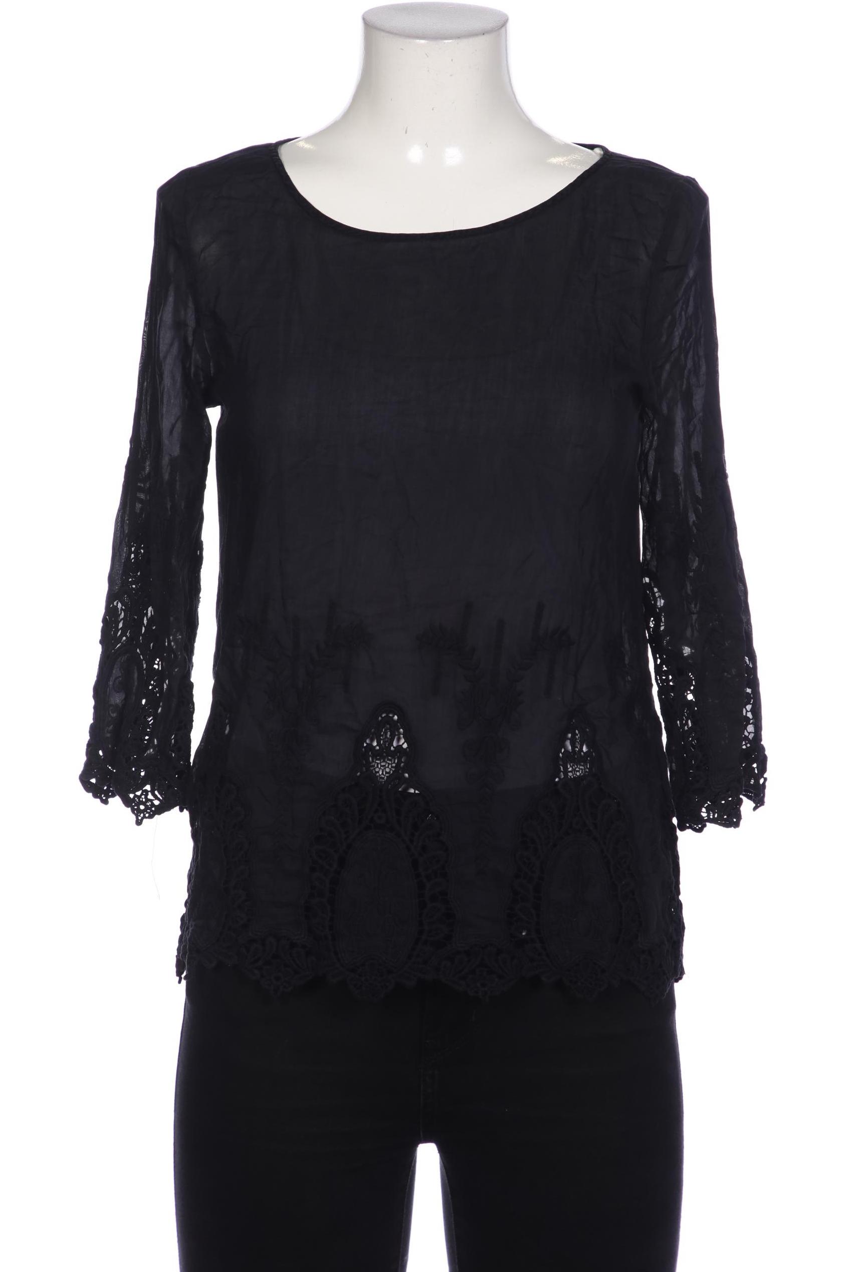 

Hallhuber Damen Bluse, schwarz, Gr. 38