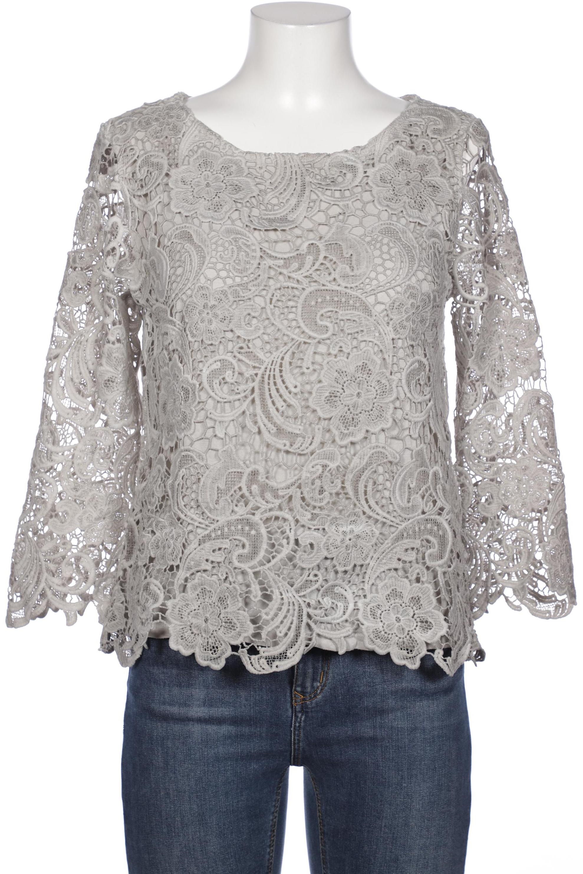 

Hallhuber Damen Bluse, grau, Gr. 38
