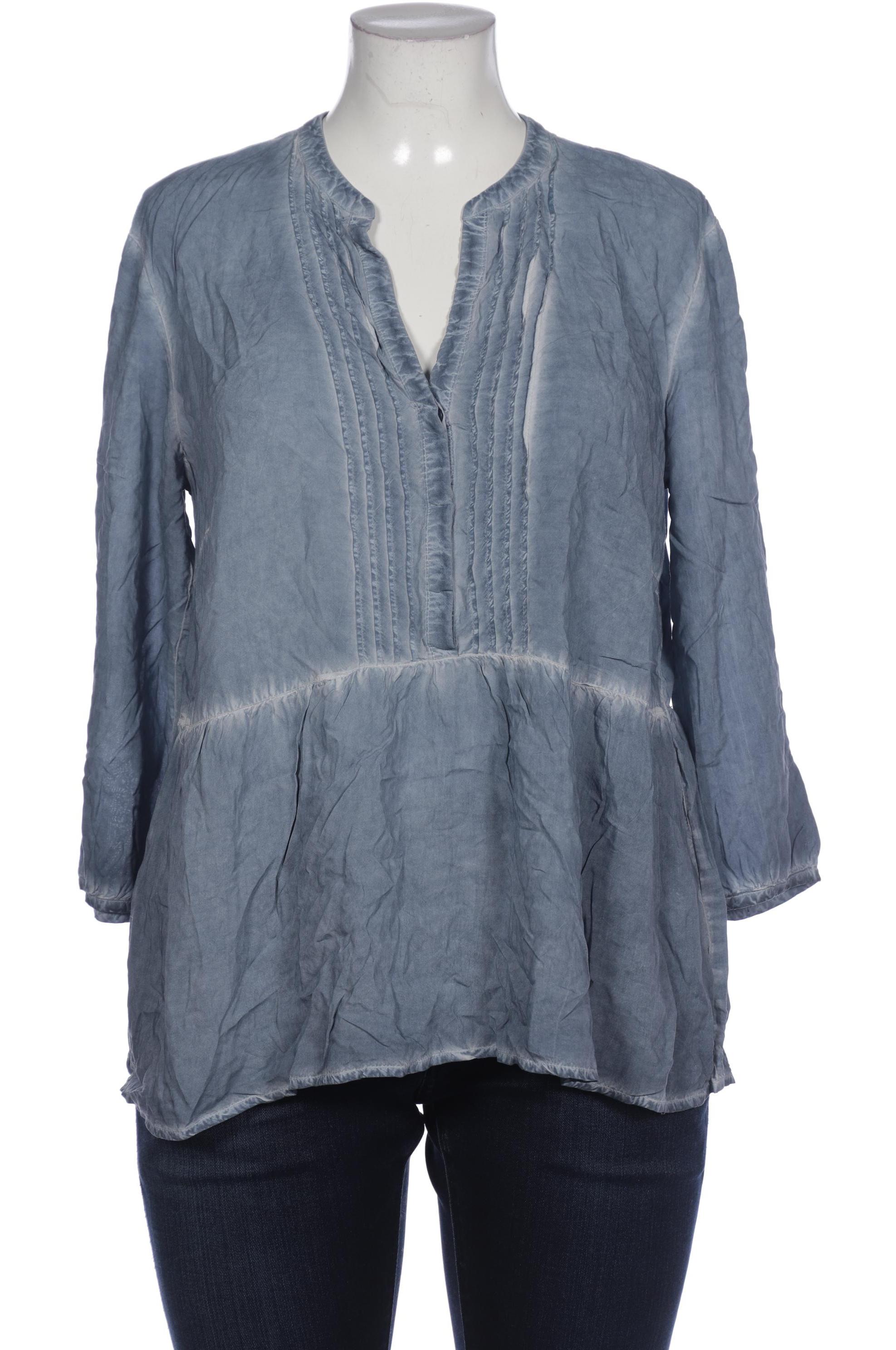 

Hallhuber Damen Bluse, blau, Gr. 44