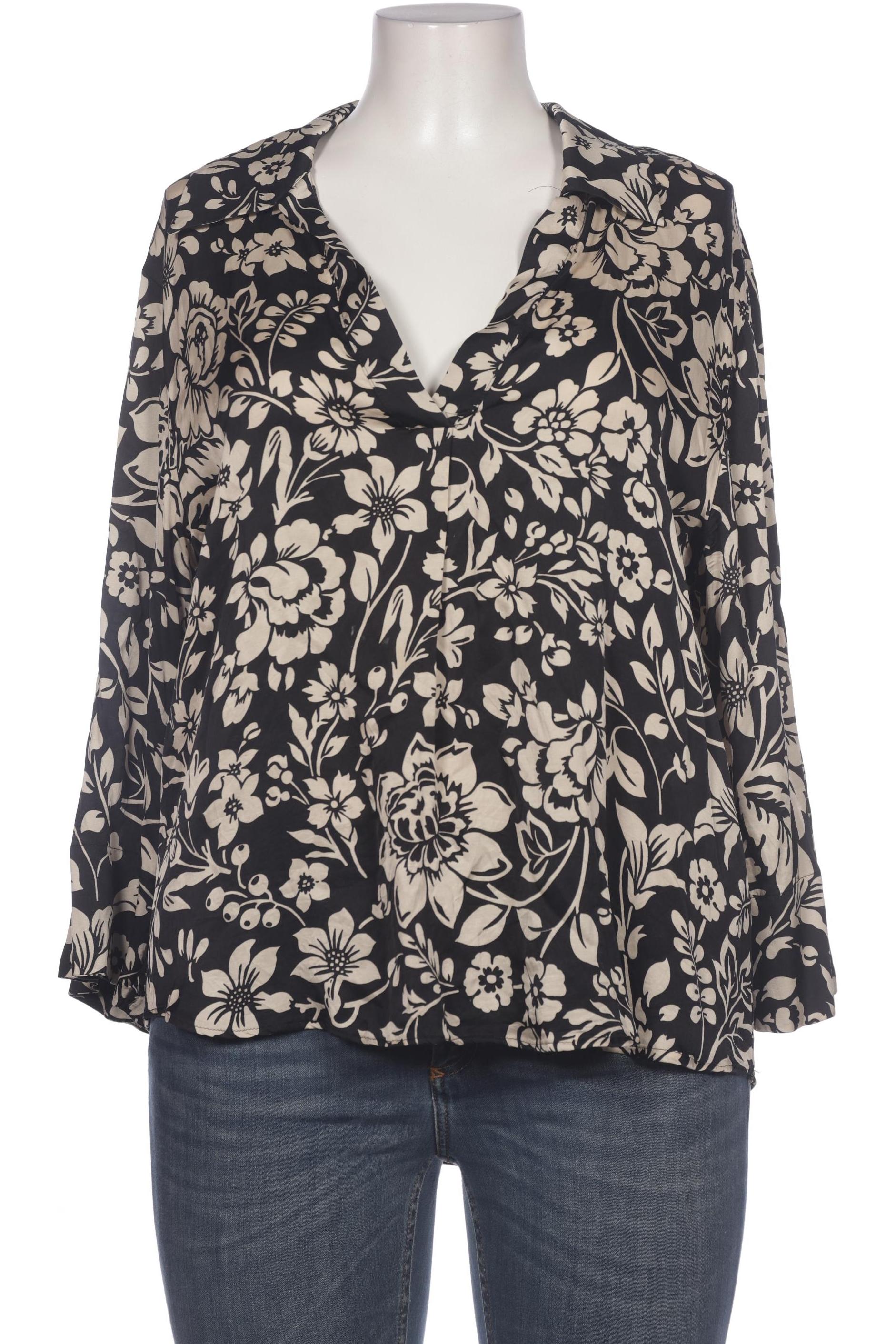 

Hallhuber Damen Bluse, schwarz, Gr. 44